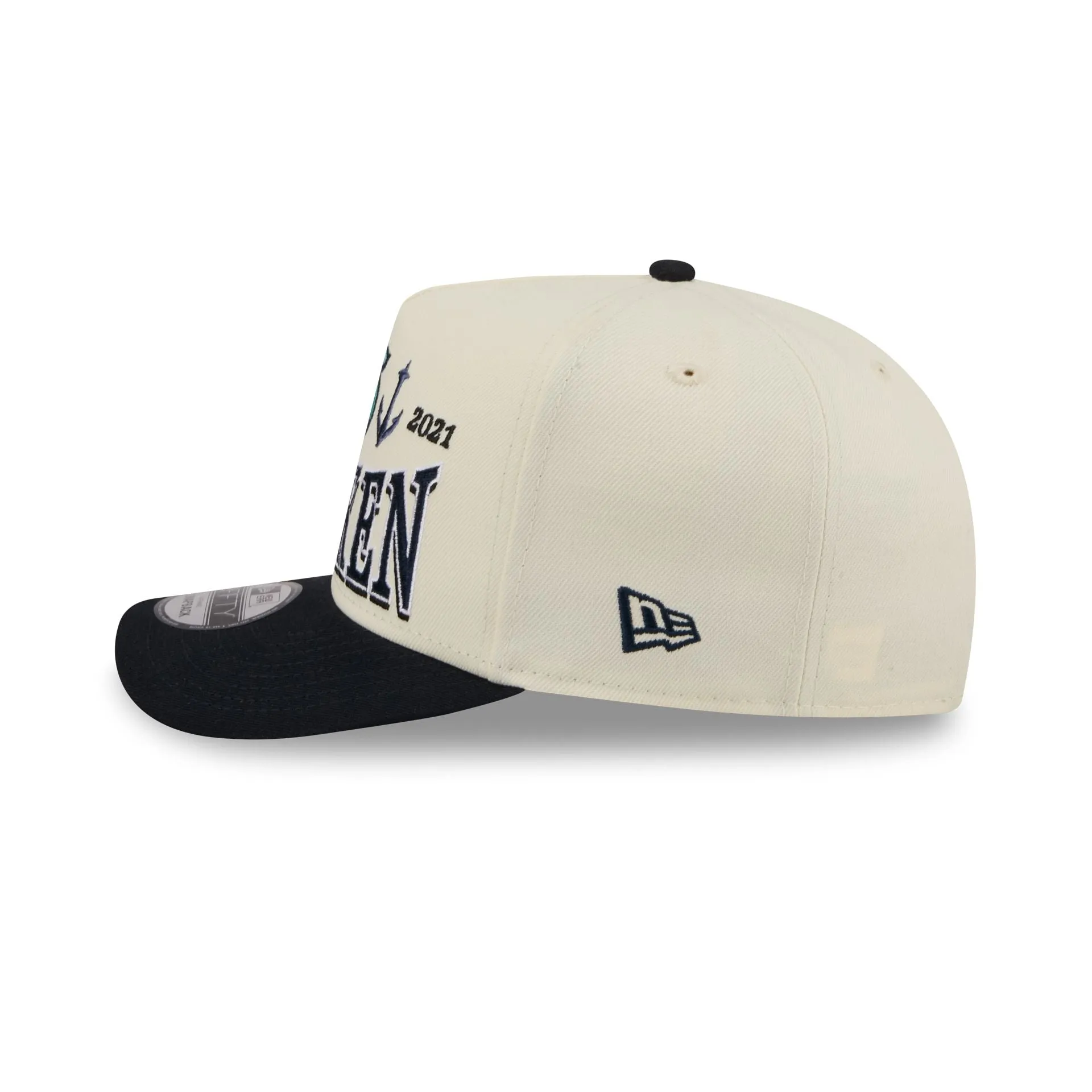 Seattle Kraken Three Hit Chrome White 9FIFTY A-Frame Snapback Hat sold by New Era product image thumbnail 4