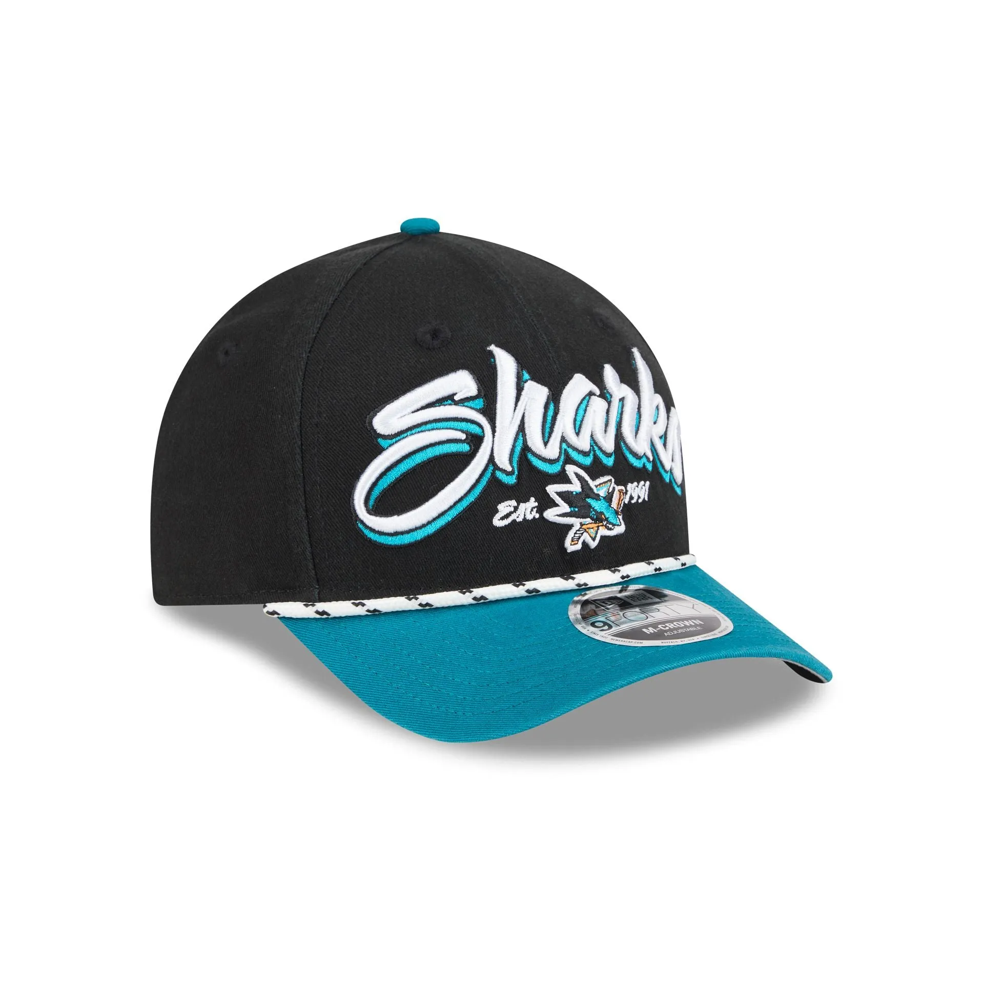 San Jose Sharks Team Loyal 9FORTY M-Crown Snapback Hat sold by New Era product image thumbnail 3
