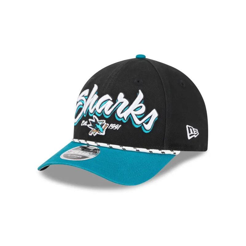 San Jose Sharks Team Loyal 9FORTY M-Crown Snapback Hat sold by New Era