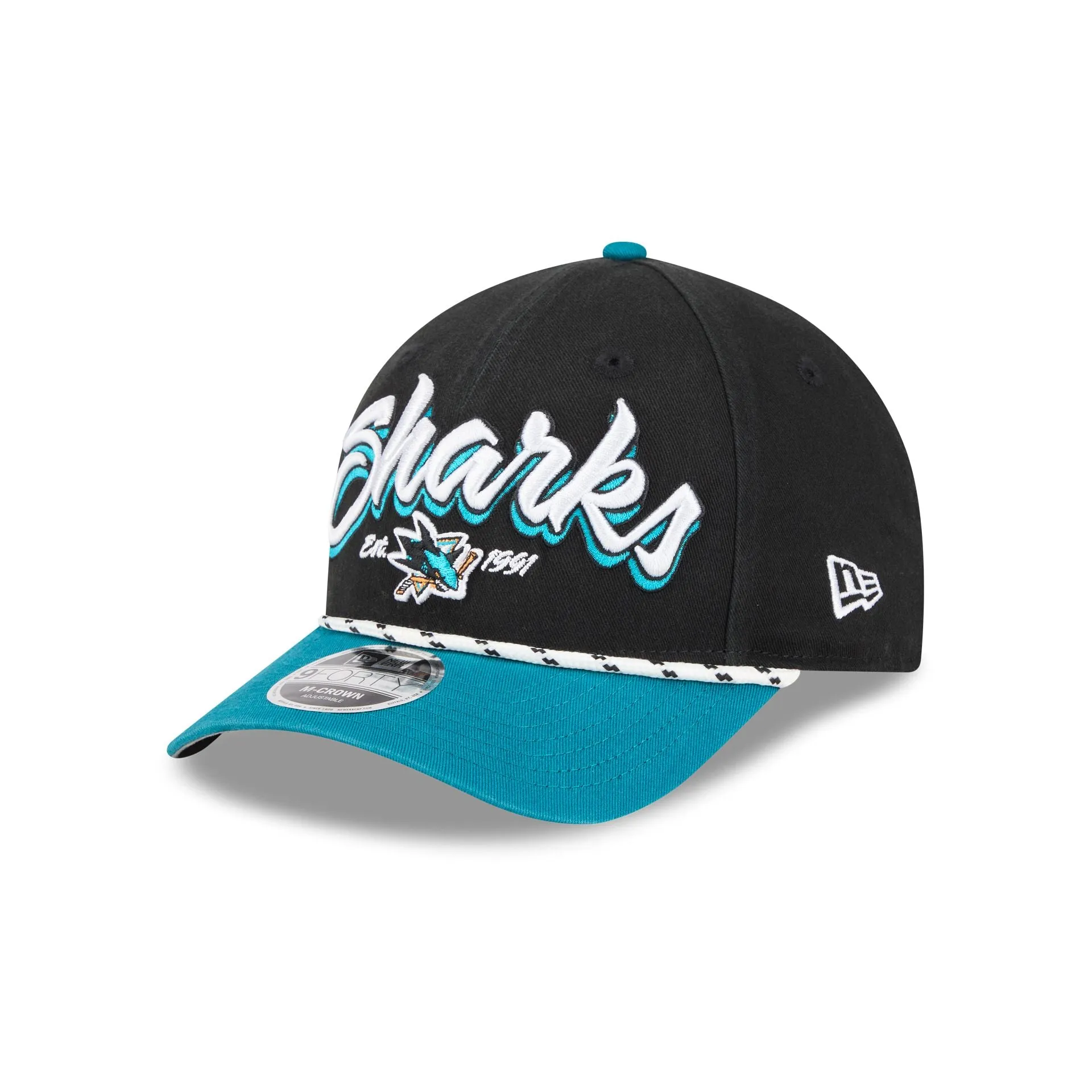 San Jose Sharks Team Loyal 9FORTY M-Crown Snapback Hat sold by New Era