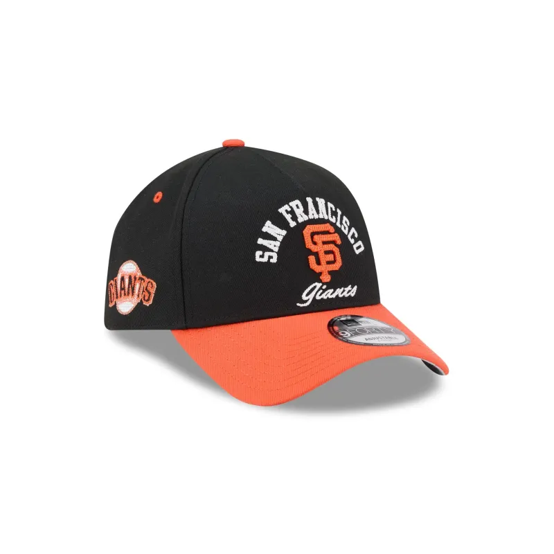 San Francisco Giants Arched 9FORTY A-Frame Snapback Hat made by New Era