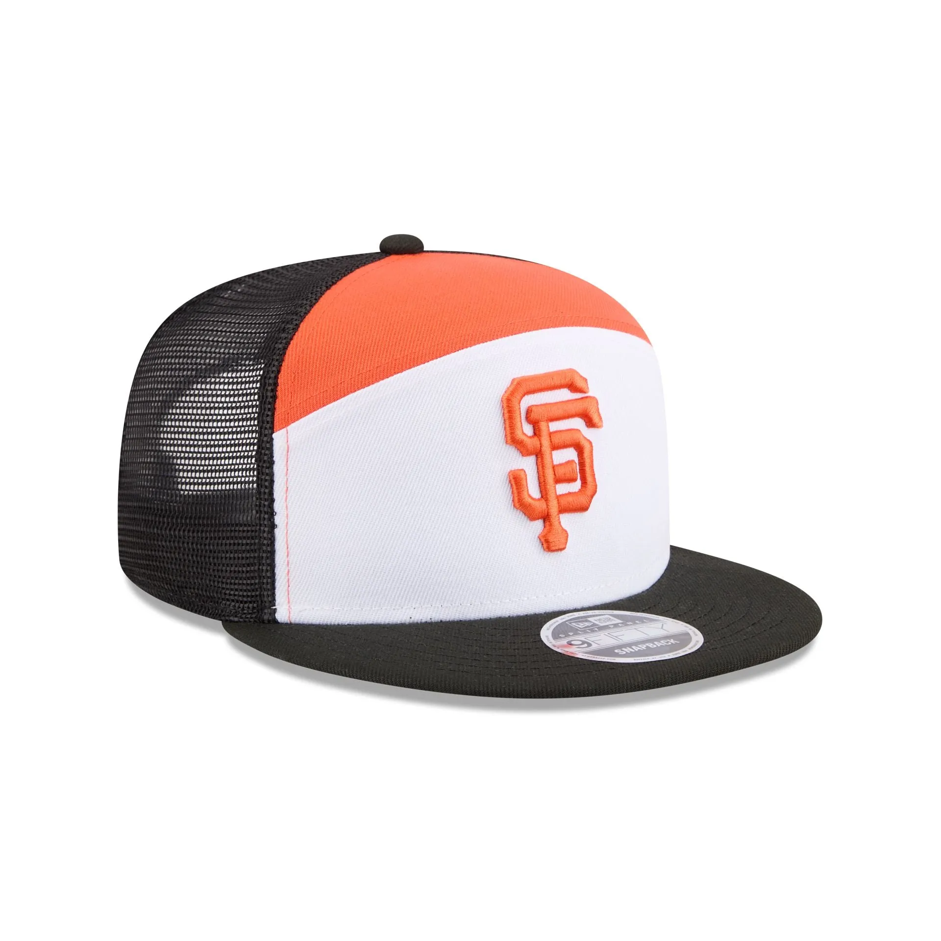 San Francisco Giants Block Split Panel 9FIFTY Trucker Hat sold by New Era product image thumbnail 3