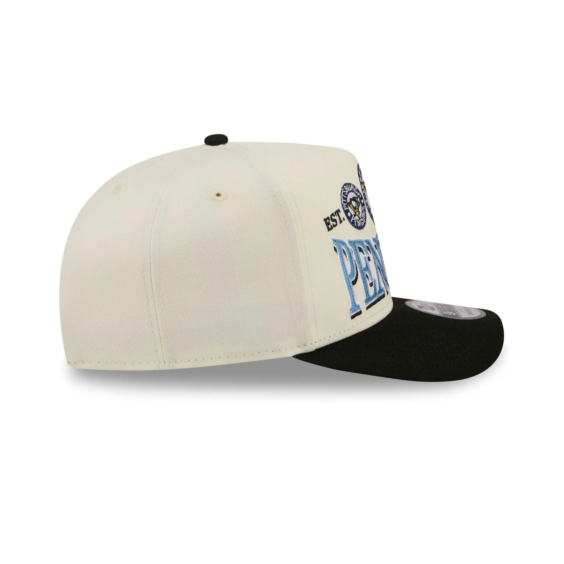 Pittsburgh Penguins Three Hit Chrome White 9FIFTY A-Frame Snapback Hat sold by New Era product image thumbnail 5