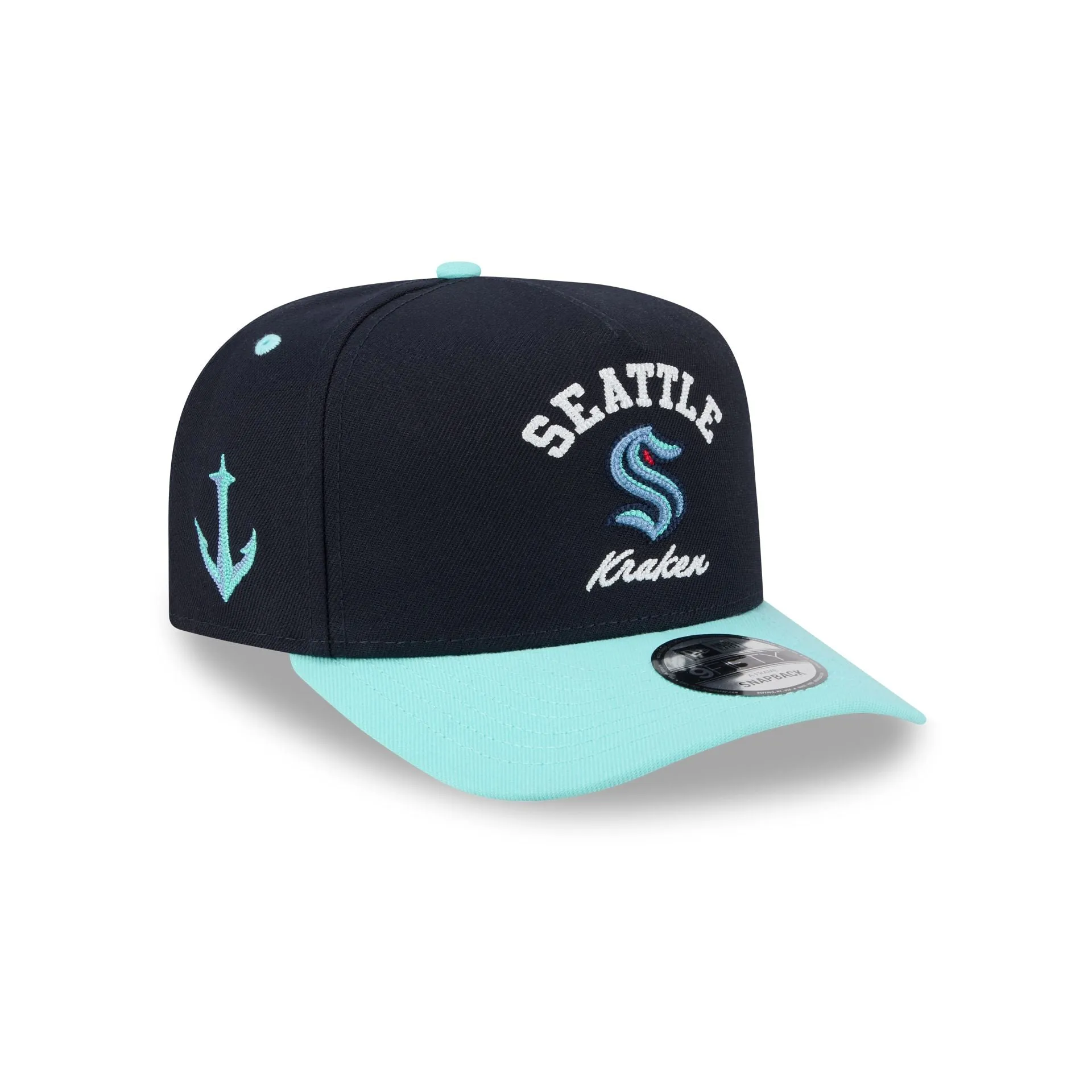 Seattle Kraken Arched 9FIFTY A-Frame Snapback Hat sold by New Era