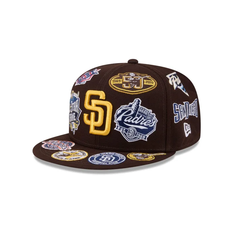 San Diego Padres All Over 59FIFTY Fitted Hat made by New Era