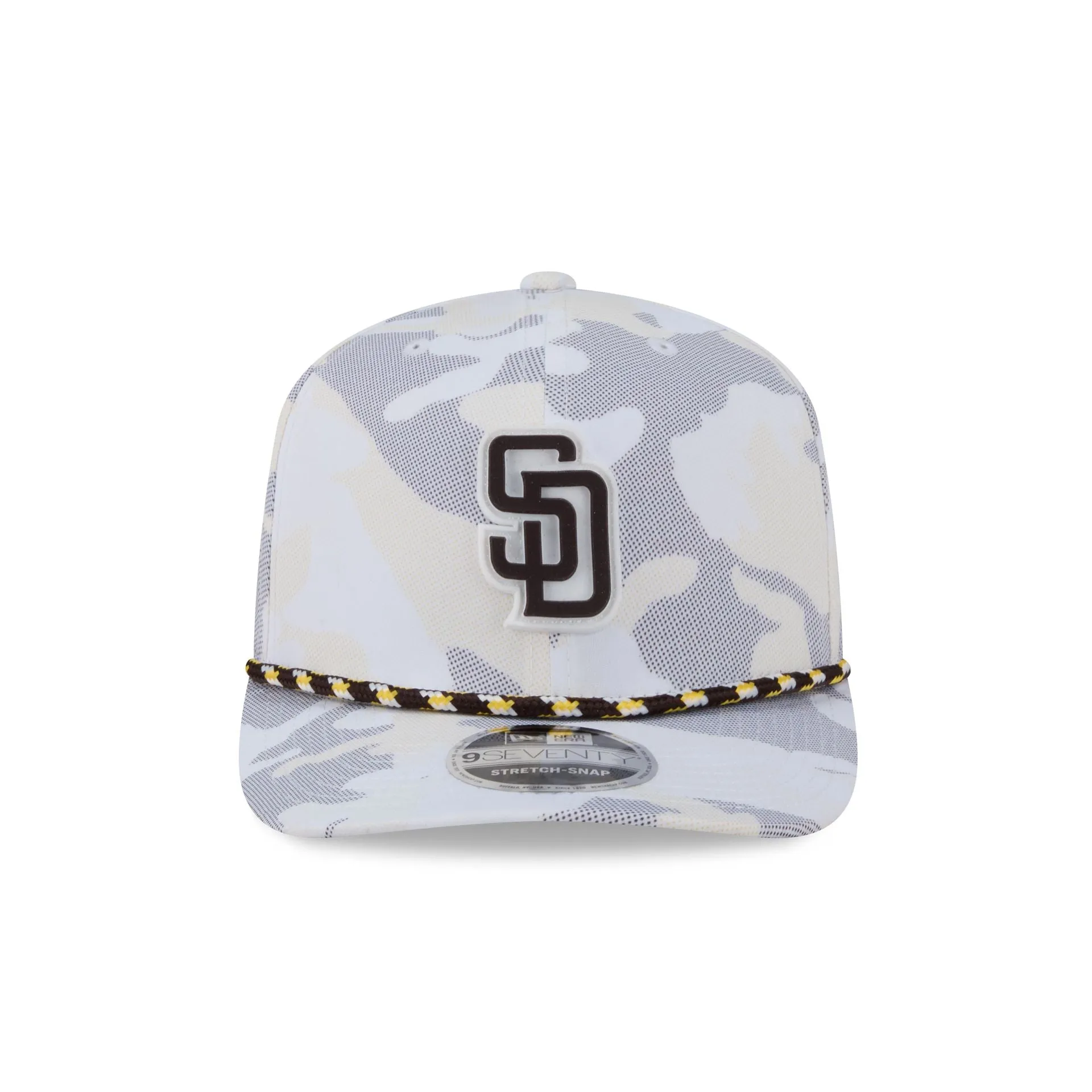 San Diego Padres White Camo Performance Rope 9SEVENTY Stretch-Snap Hat sold by New Era product image thumbnail 2