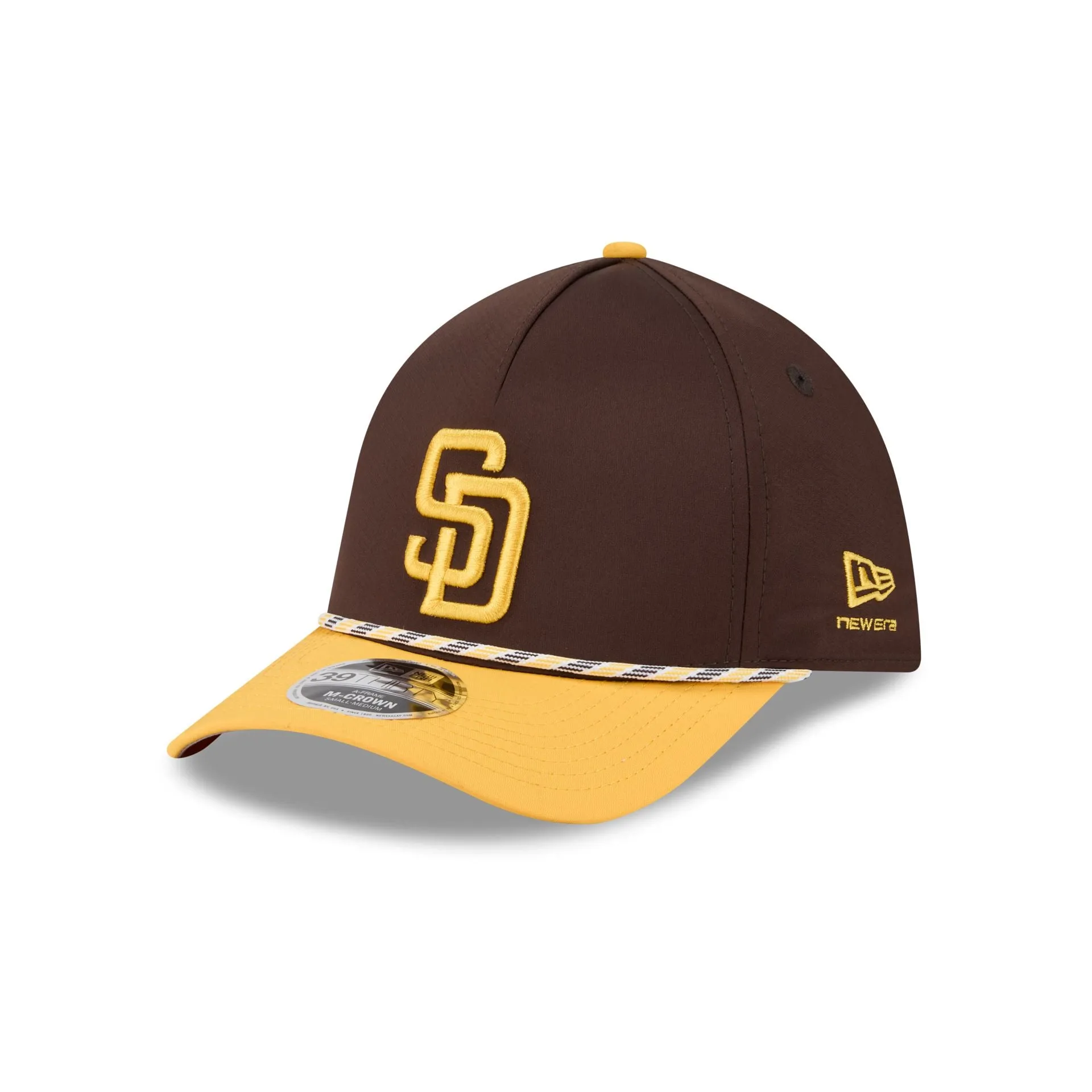 San Diego Padres Rope 39THIRTY M-Crown A-Frame Stretch Fit Hat sold by New Era
