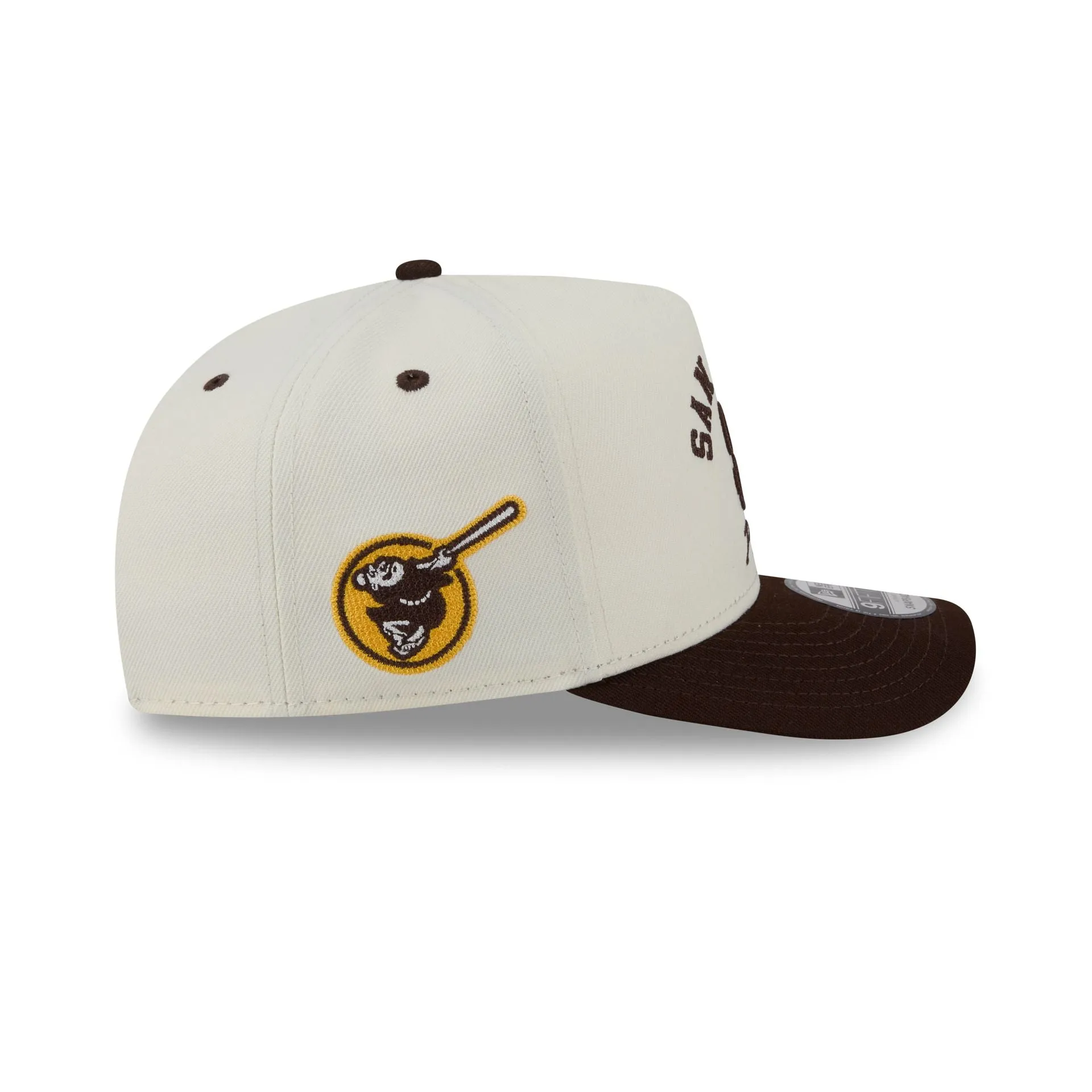 San Diego Padres Arched Chrome White 9FIFTY A-Frame Snapback Hat sold by New Era product image thumbnail 4