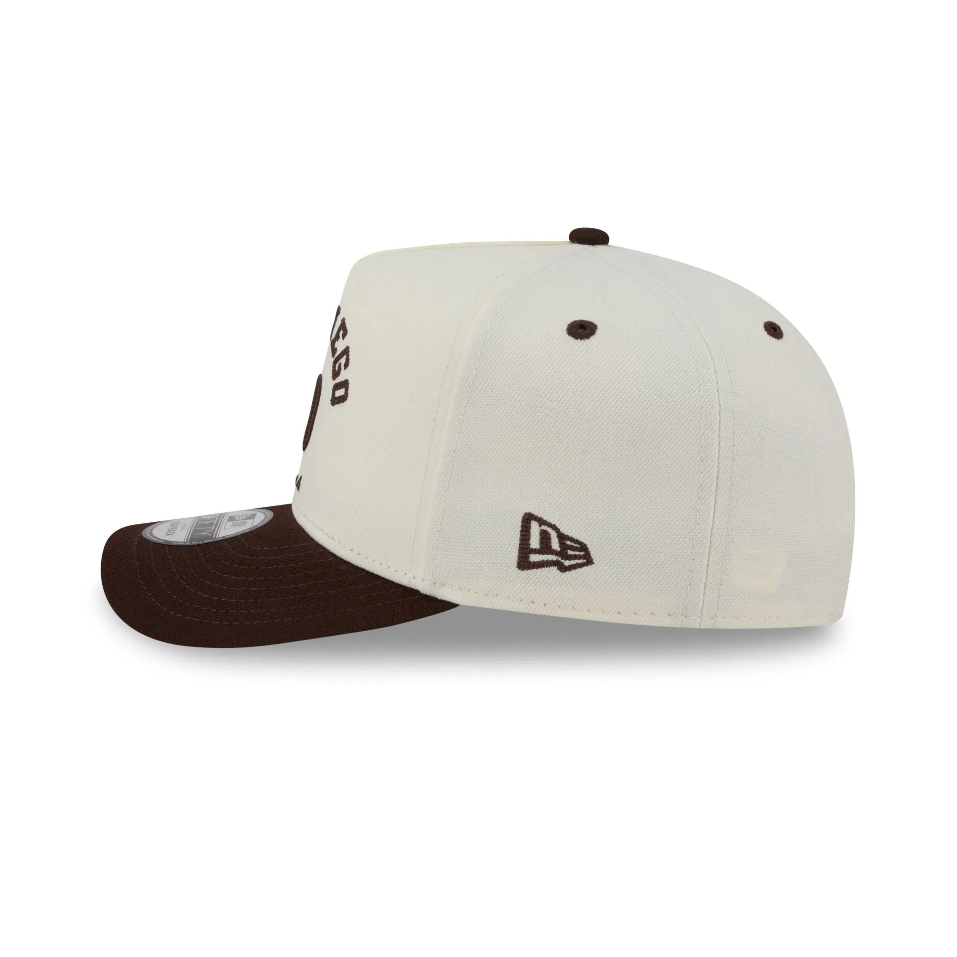 San Diego Padres Arched Chrome White 9FIFTY A-Frame Snapback Hat sold by New Era product image thumbnail 5