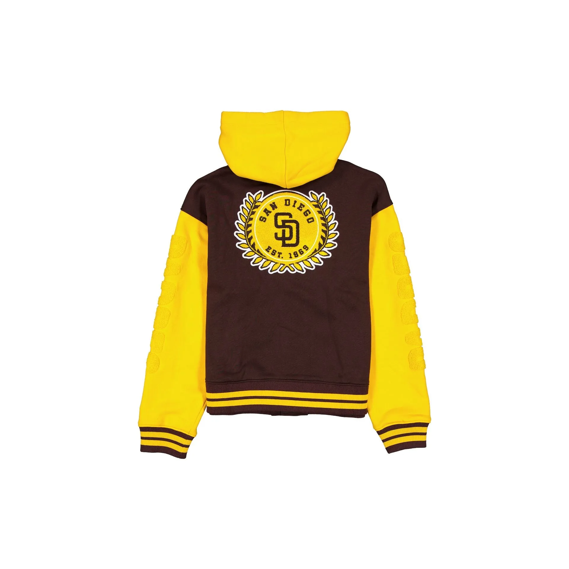 San Diego Padres Throwback Laurel Women's Jacket sold by New Era product image thumbnail 2