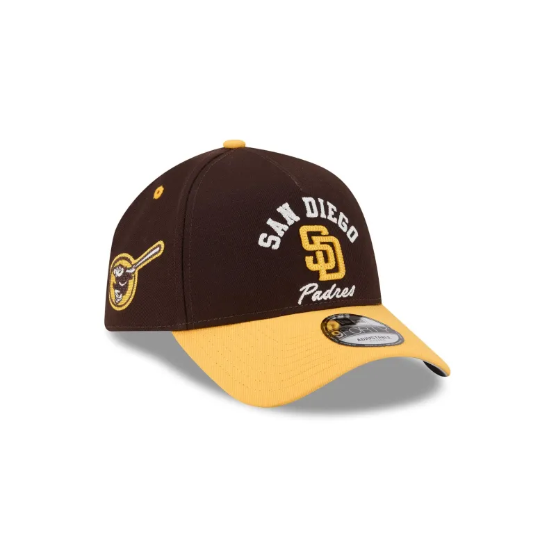 San Diego Padres Arched 9FORTY A-Frame Snapback Hat sold by New Era