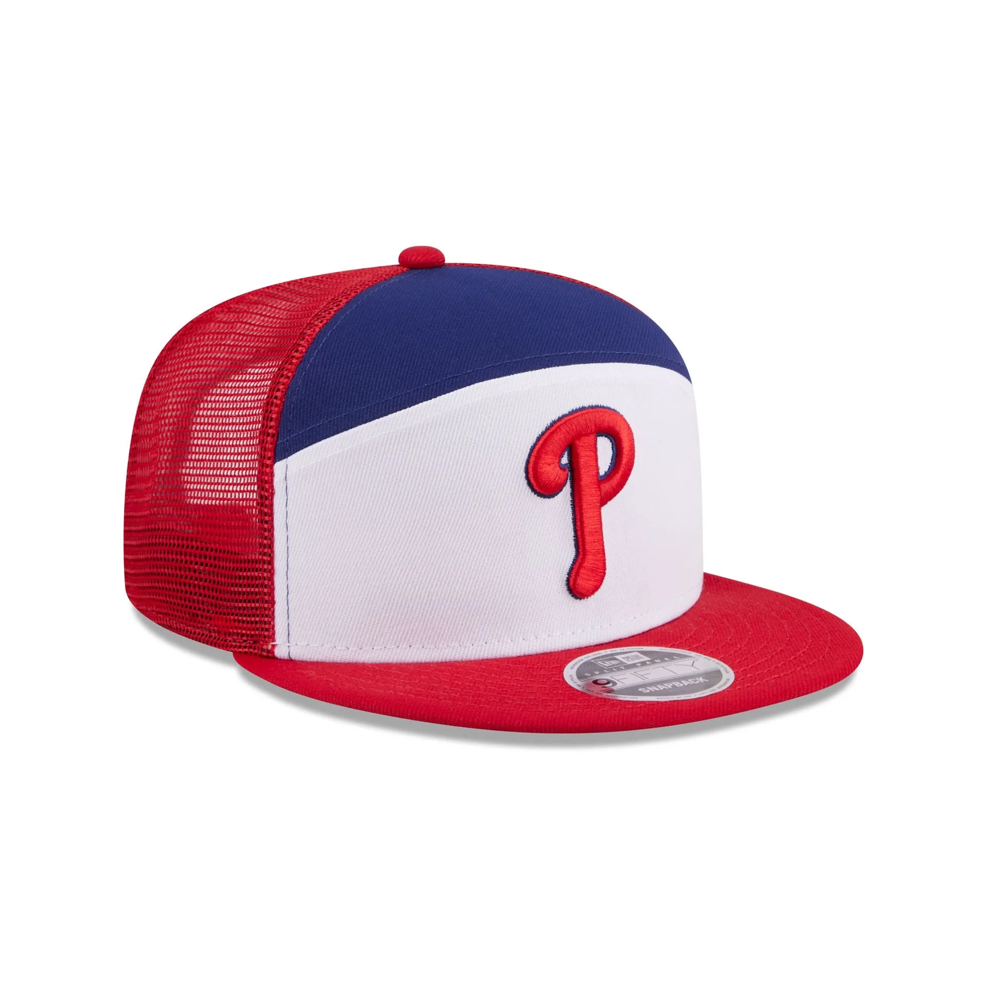 Philadelphia Phillies Block Split Panel 9FIFTY Trucker Hat sold by New Era product image thumbnail 3