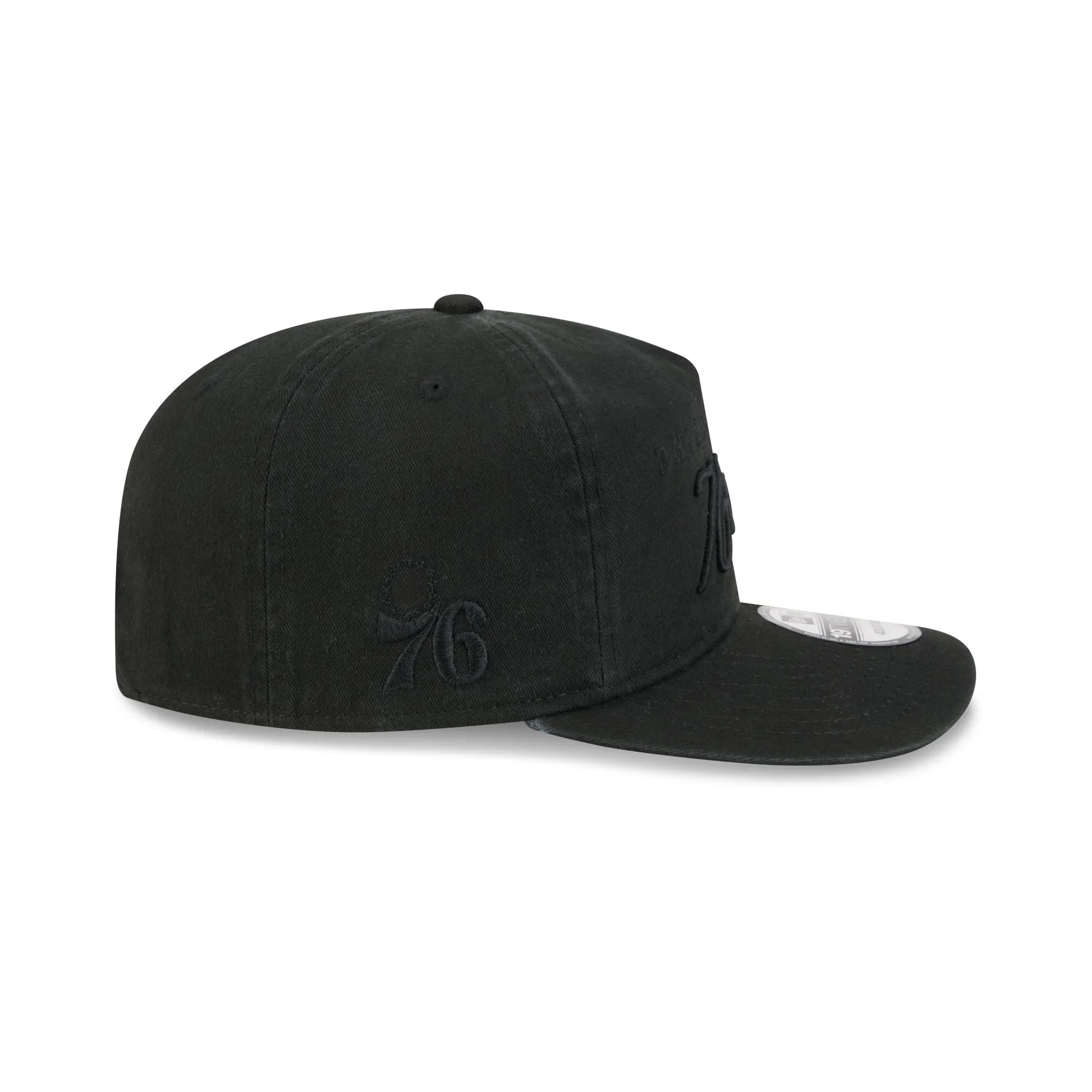 Philadelphia 76ers All Black Scripted 19TWENTY Adjustable Hat sold by New Era product image thumbnail 4