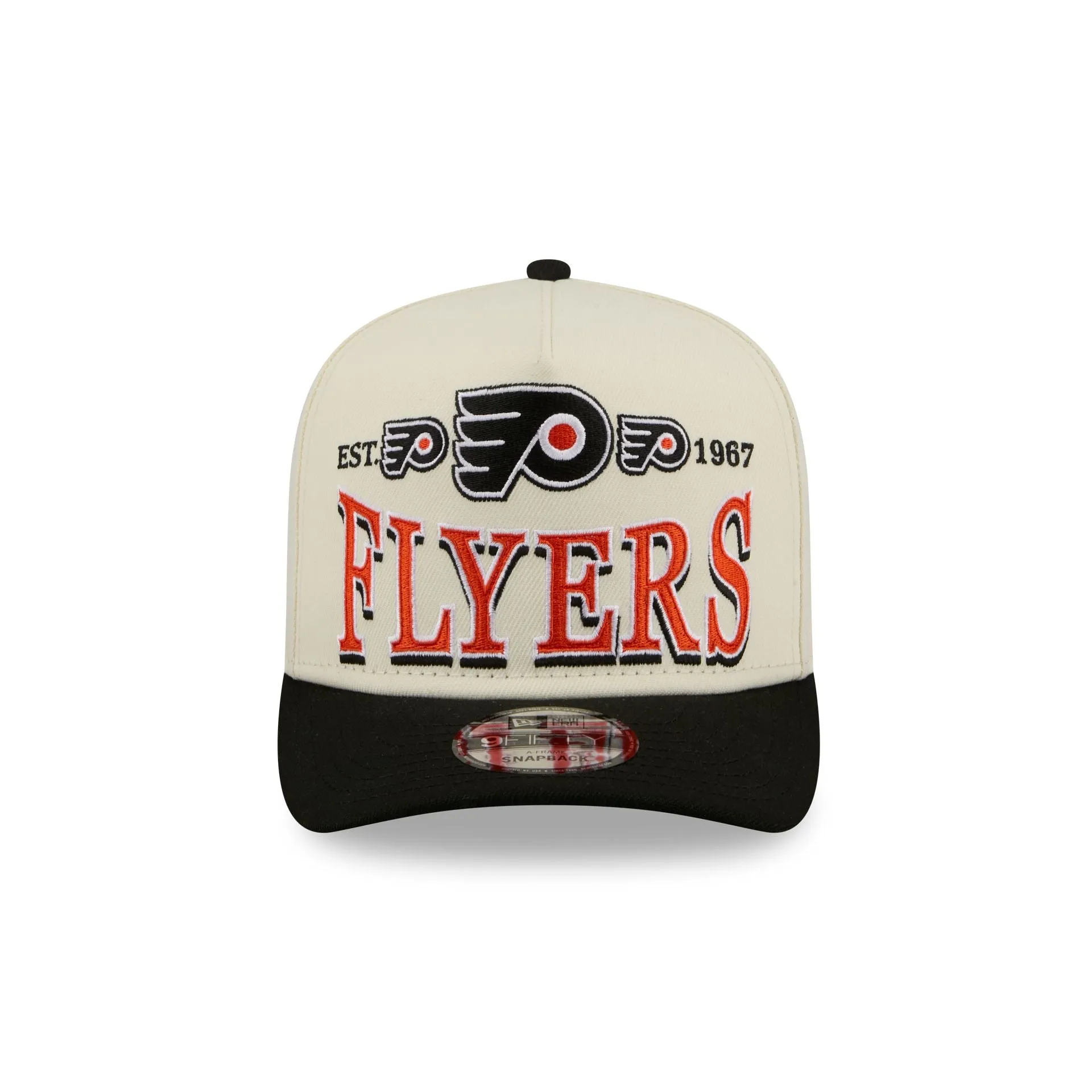 Philadelphia Flyers Three Hit Chrome White 9FIFTY A-Frame Snapback Hat sold by New Era product image thumbnail 2