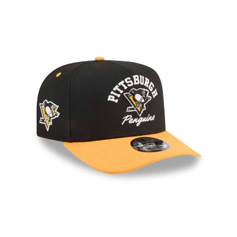 Pittsburgh Penguins Arched 9FIFTY A-Frame Snapback Hat sold by New Era