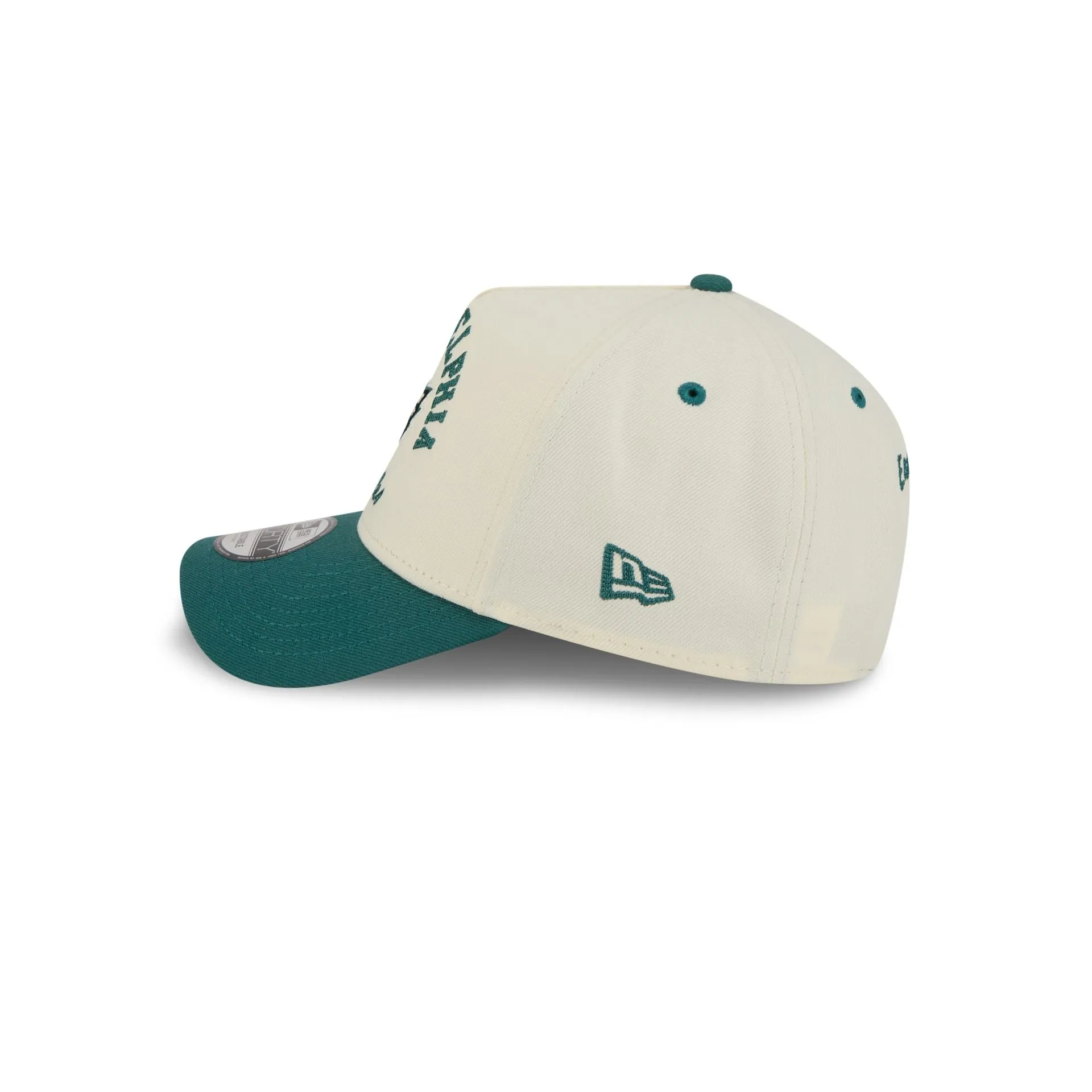 Philadelphia Eagles Chrome White Arched 9FORTY A-Frame Snapback Hat sold by New Era product image thumbnail 5