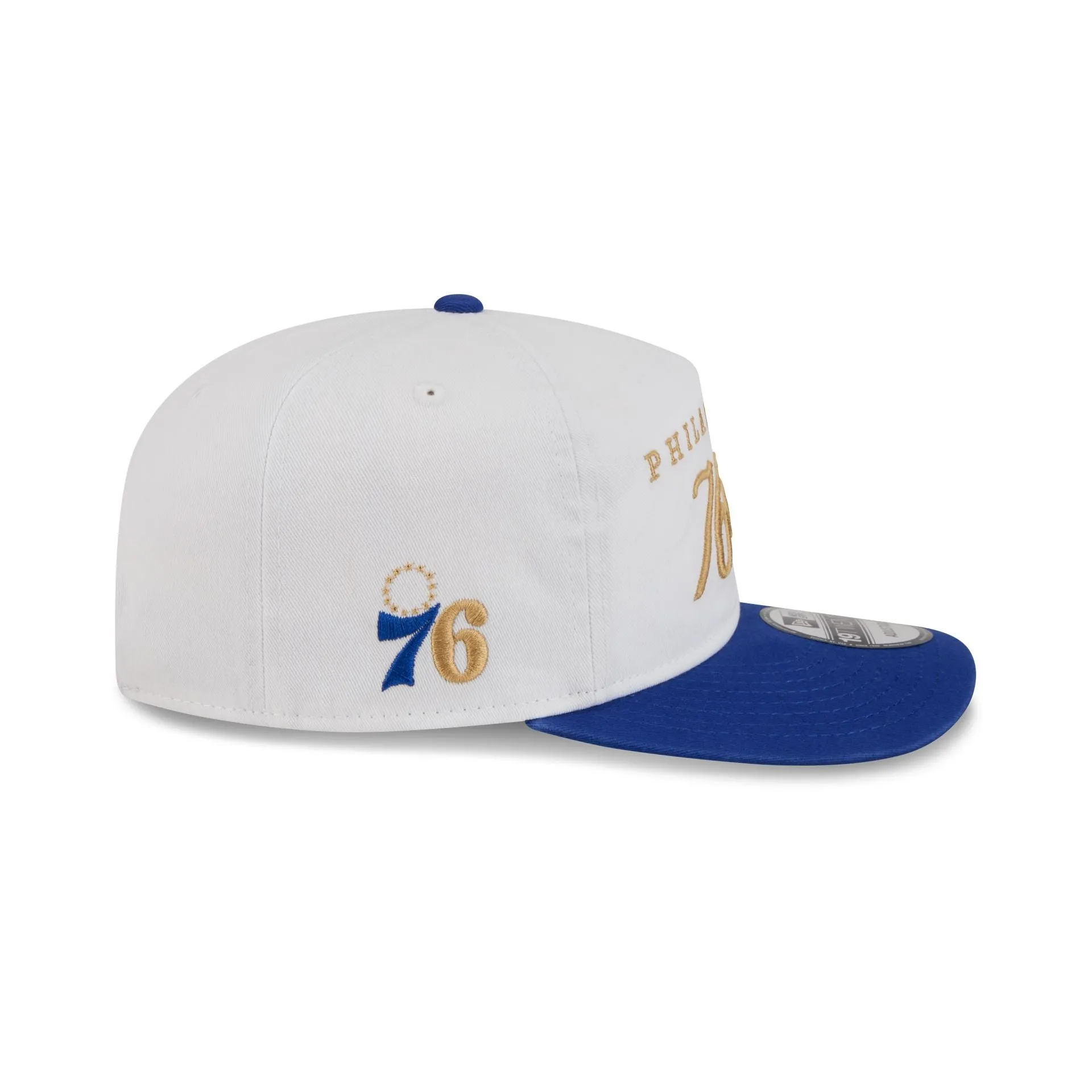 Philadelphia 76ers Gold Scripted 19TWENTY Adjustable Hat sold by New Era product image thumbnail 4