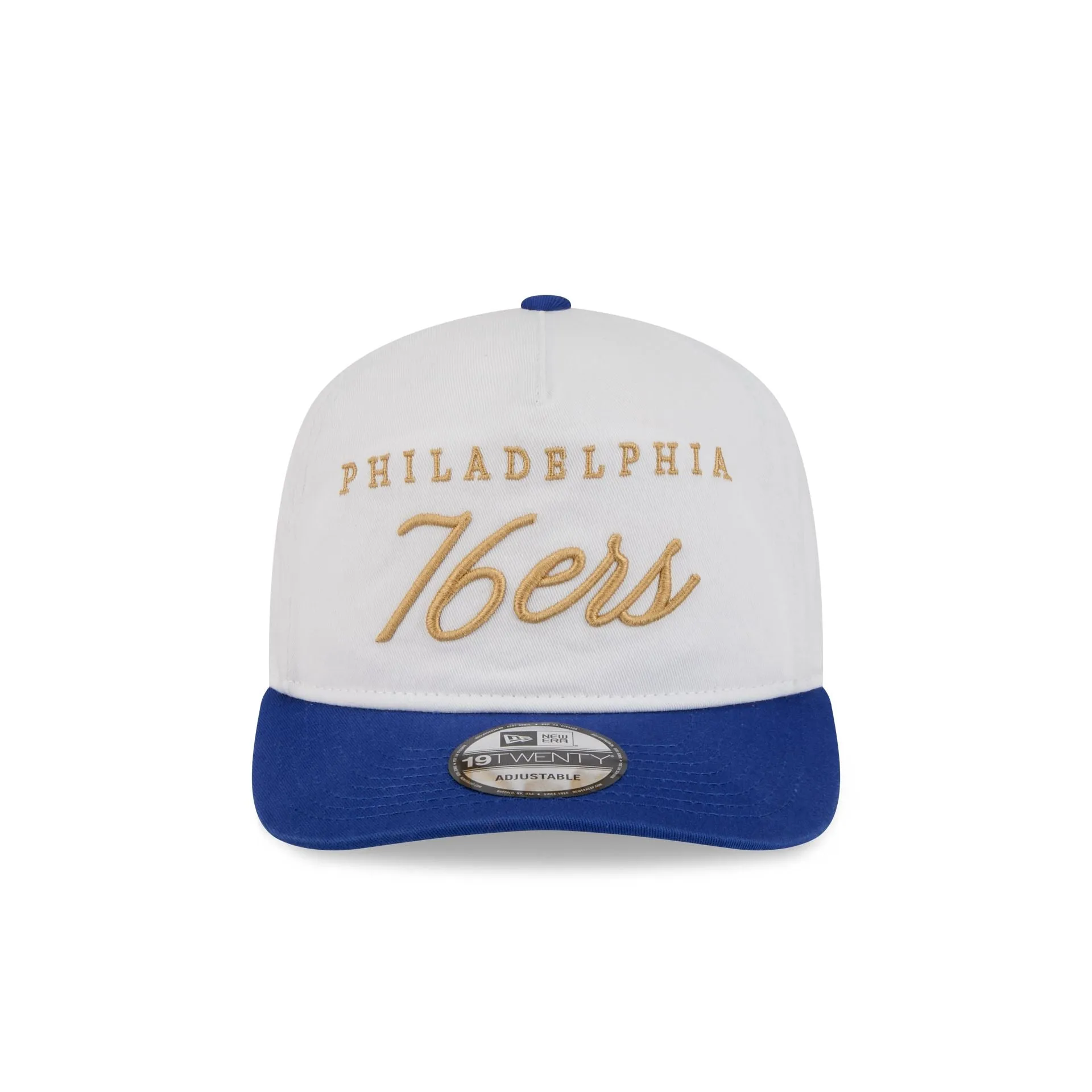 Philadelphia 76ers Gold Scripted 19TWENTY Adjustable Hat sold by New Era product image thumbnail 2