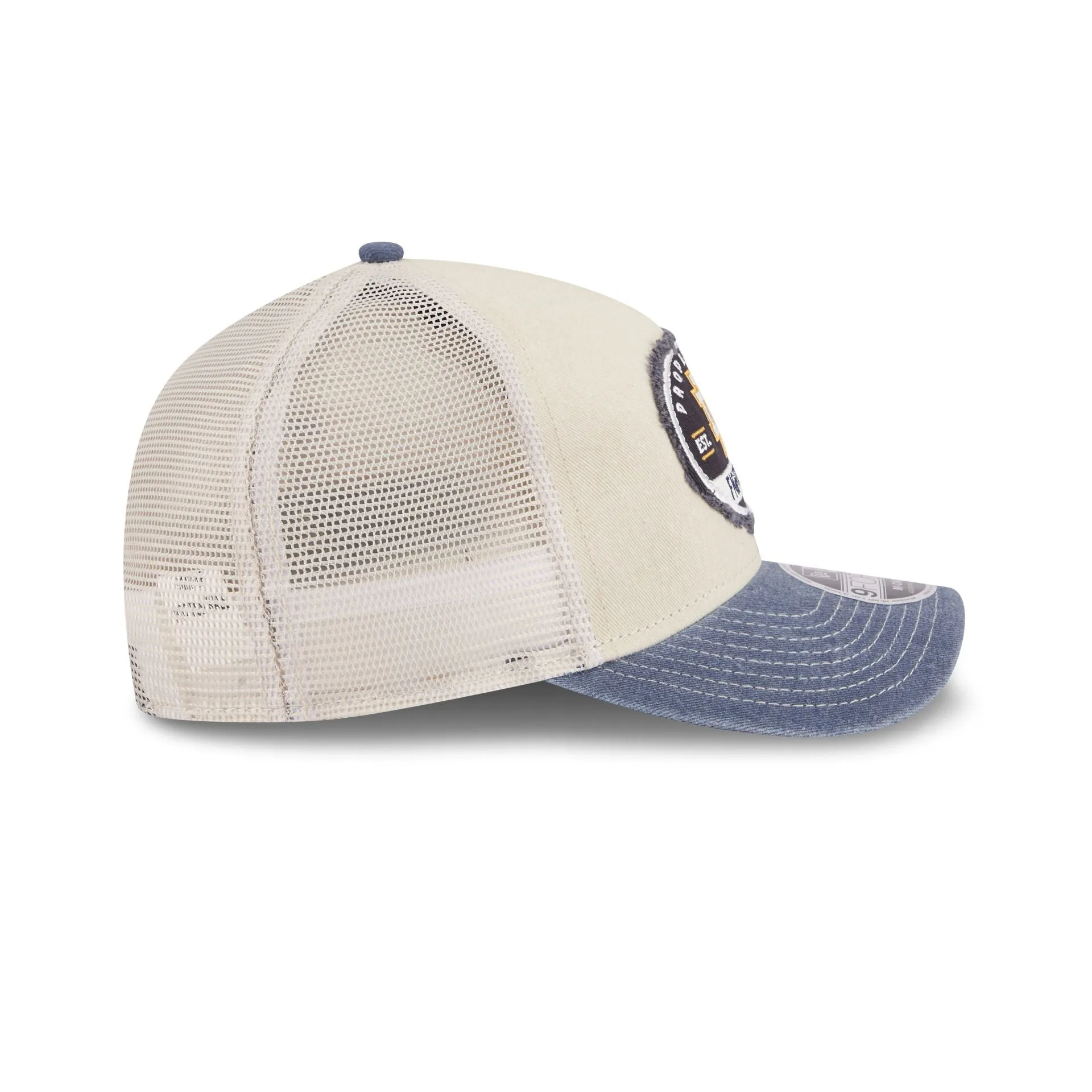 Notre Dame Fighting Irish Frayed 9FORTY M-Crown A-Frame Trucker Hat sold by New Era product image thumbnail 5