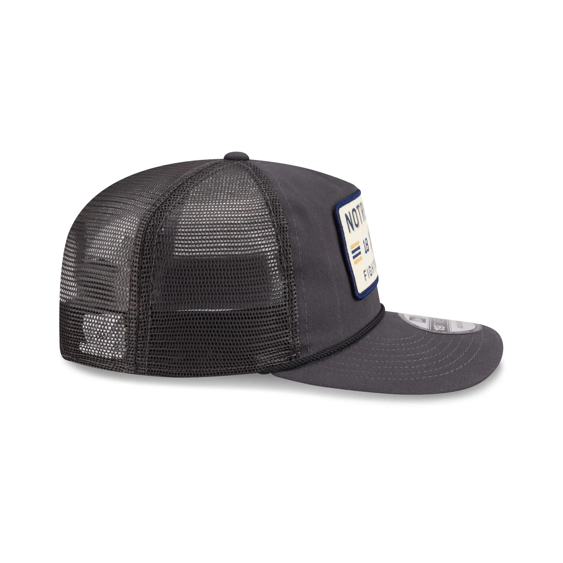 Notre Dame Fighting Irish Washed Graphite 19TWENTY Trucker Hat sold by New Era product image thumbnail 5