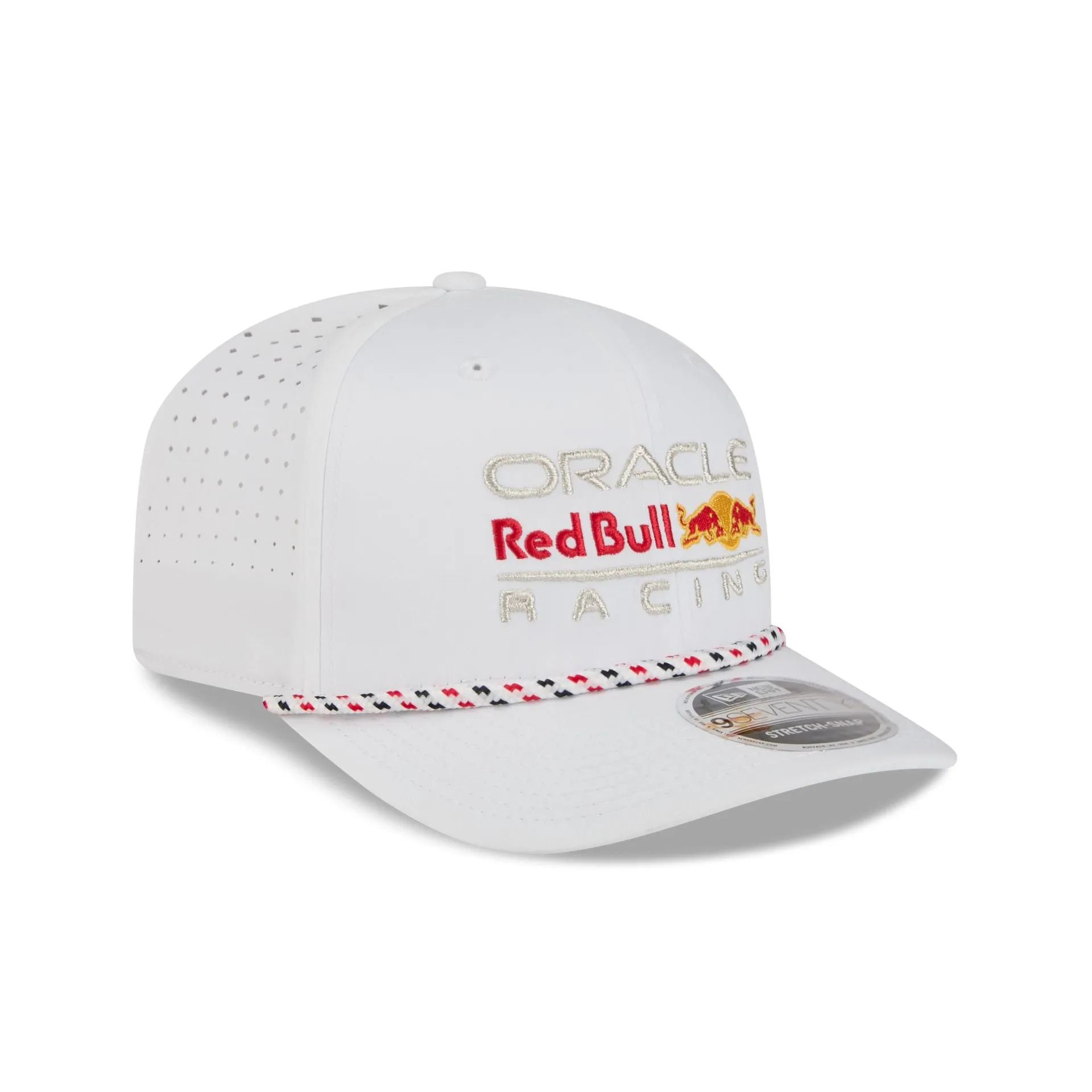 Oracle Red Bull Racing Optic White Performance Rope 9SEVENTY Stretch-Snap Hat sold by New Era product image thumbnail 3