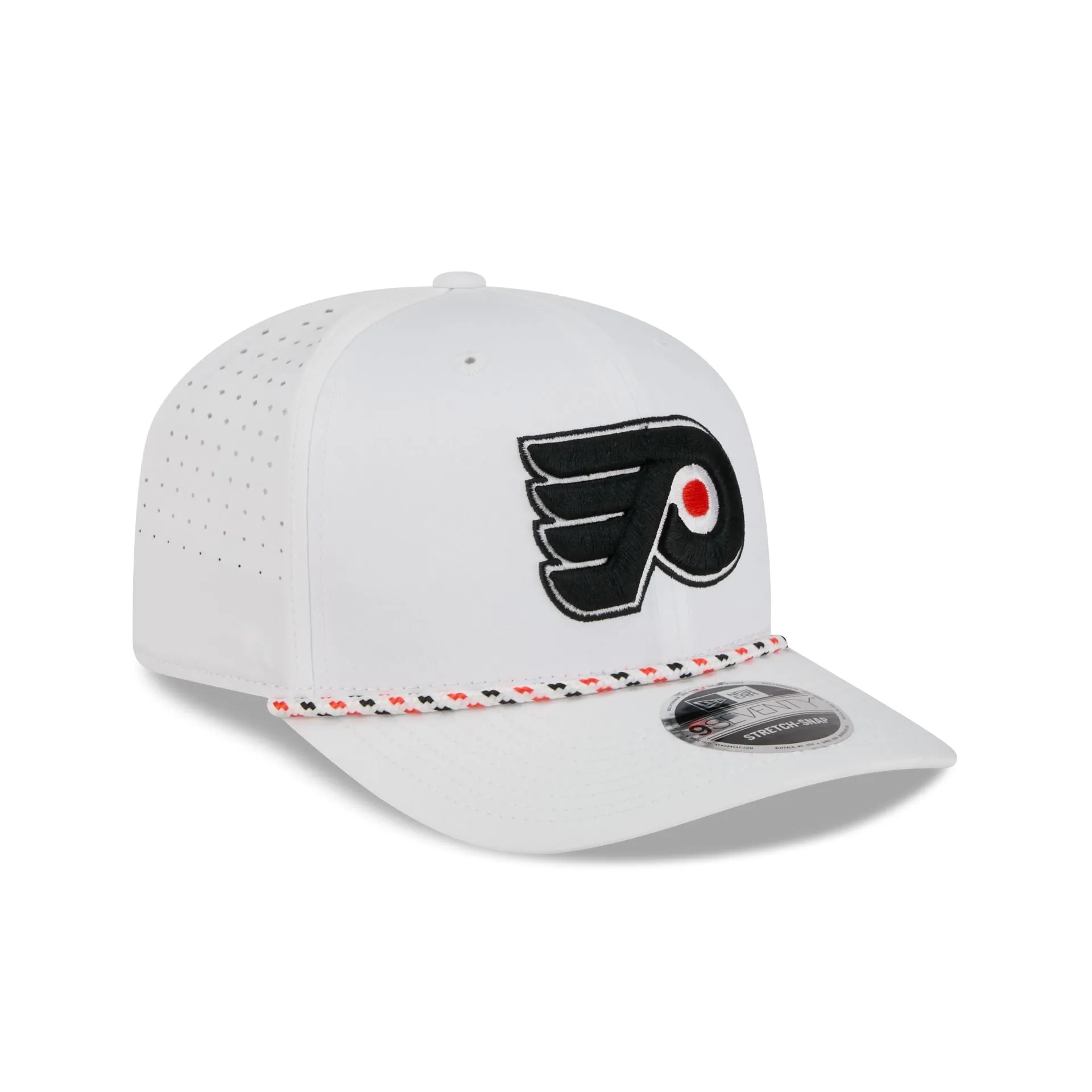 Philadelphia Flyers Optic White Performance Rope 9SEVENTY Stretch-Snap Hat sold by New Era product image thumbnail 3