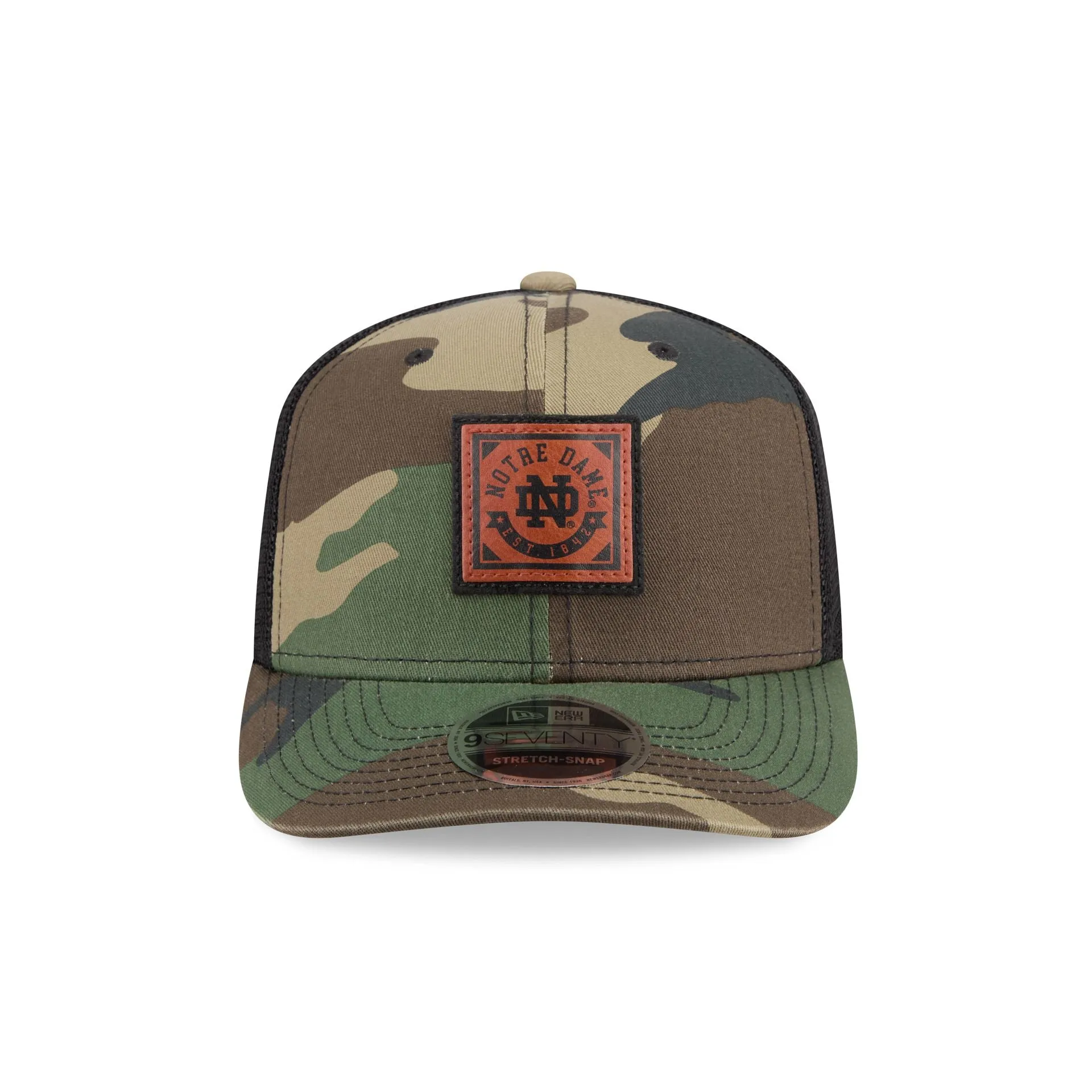 Notre Dame Fighting Irish Camo Canvas 9SEVENTY Trucker Hat sold by New Era product image thumbnail 2