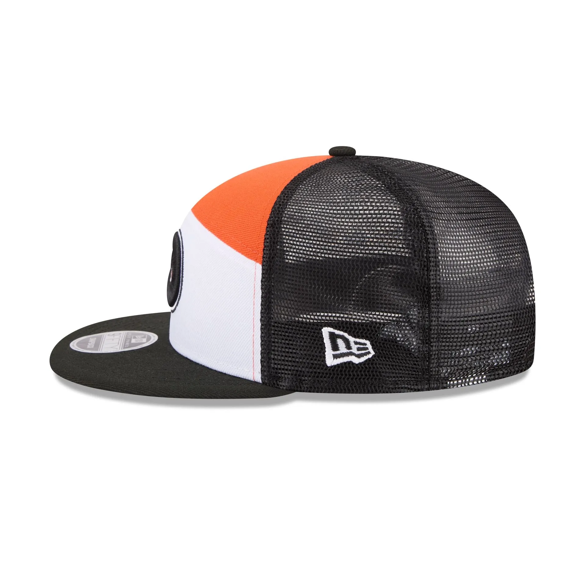 Philadelphia Flyers Block Split Panel 9FIFTY Trucker Hat sold by New Era product image thumbnail 4