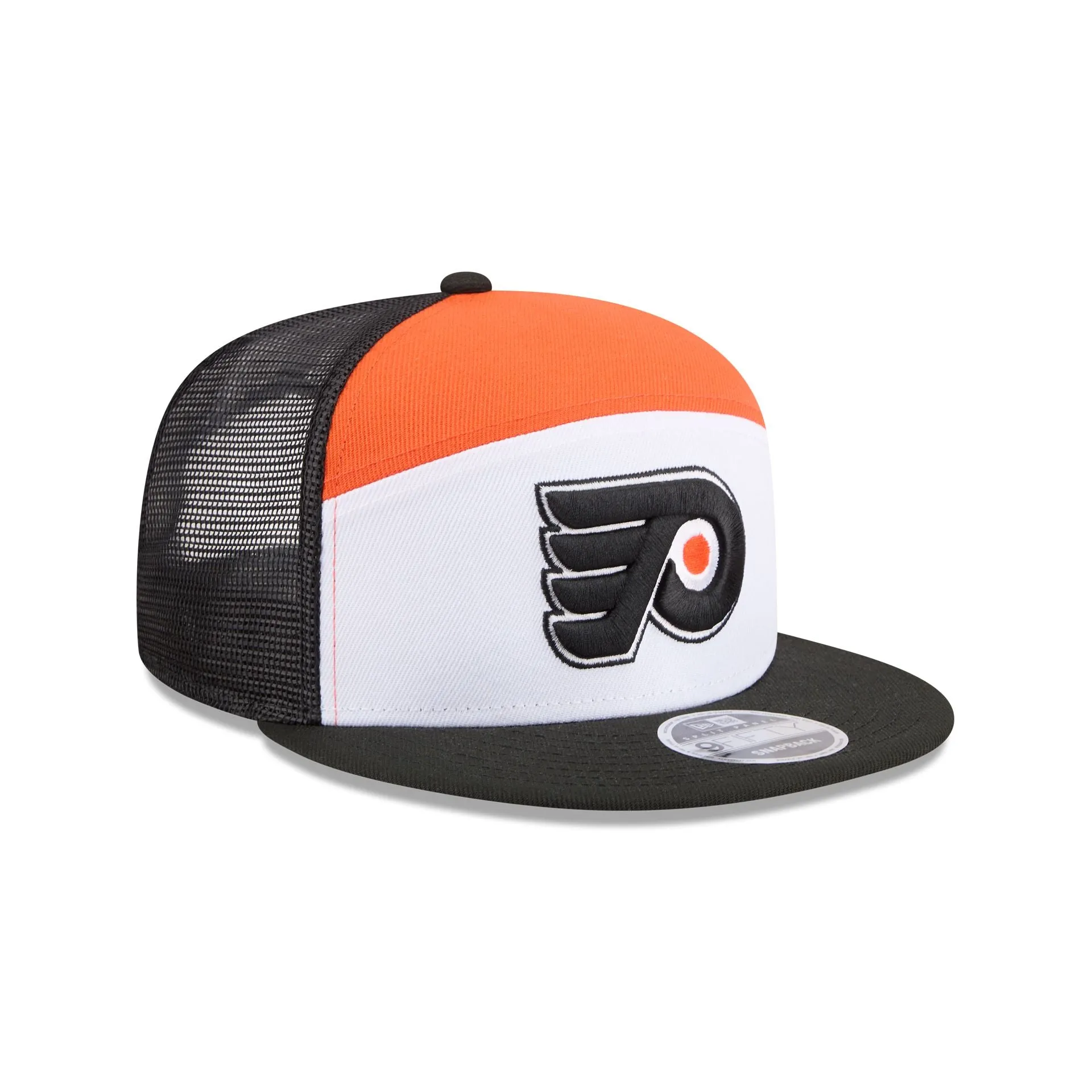 Philadelphia Flyers Block Split Panel 9FIFTY Trucker Hat sold by New Era product image thumbnail 3