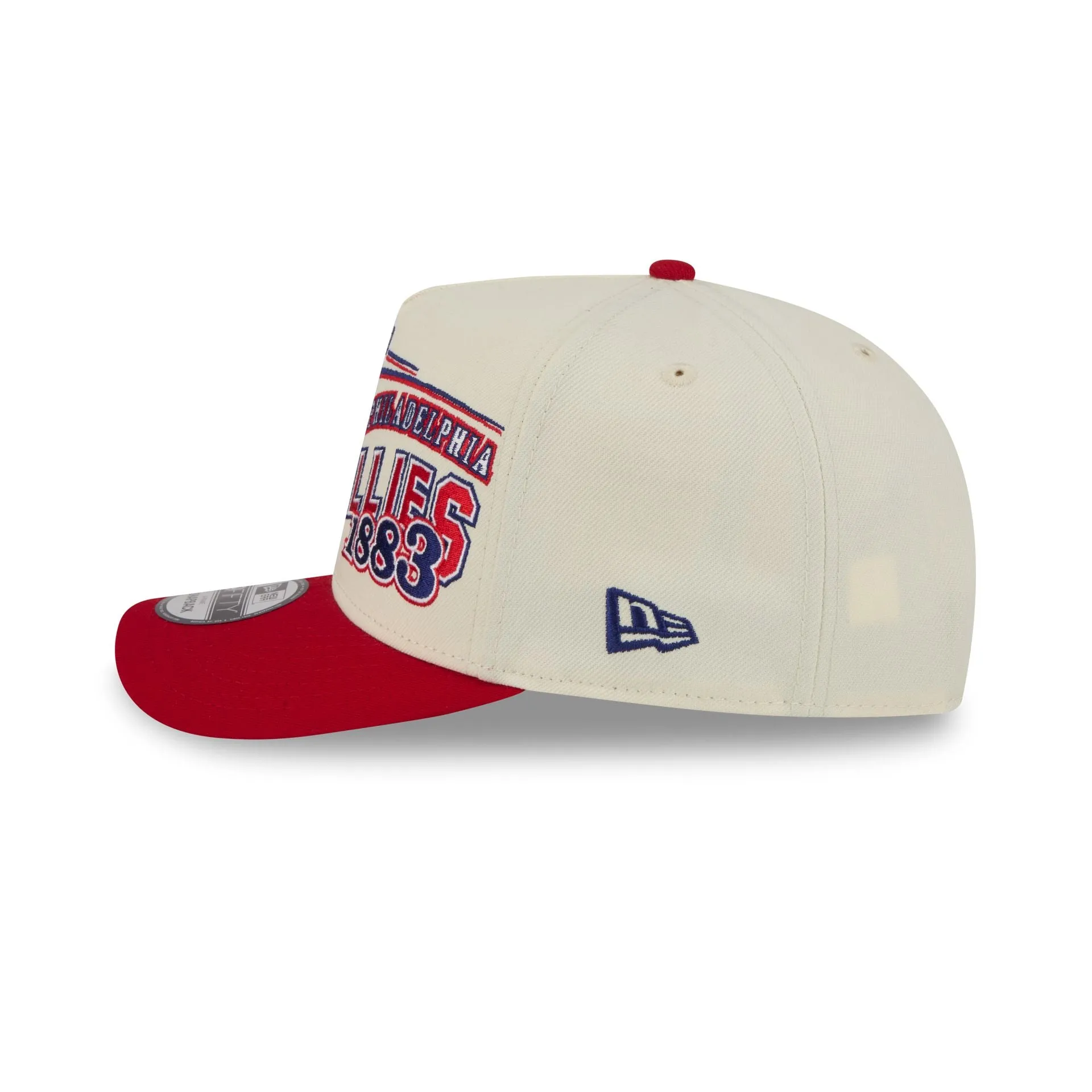 Philadelphia Phillies Chrome White Classic 9FIFTY A-Frame Snapback Hat sold by New Era product image thumbnail 4