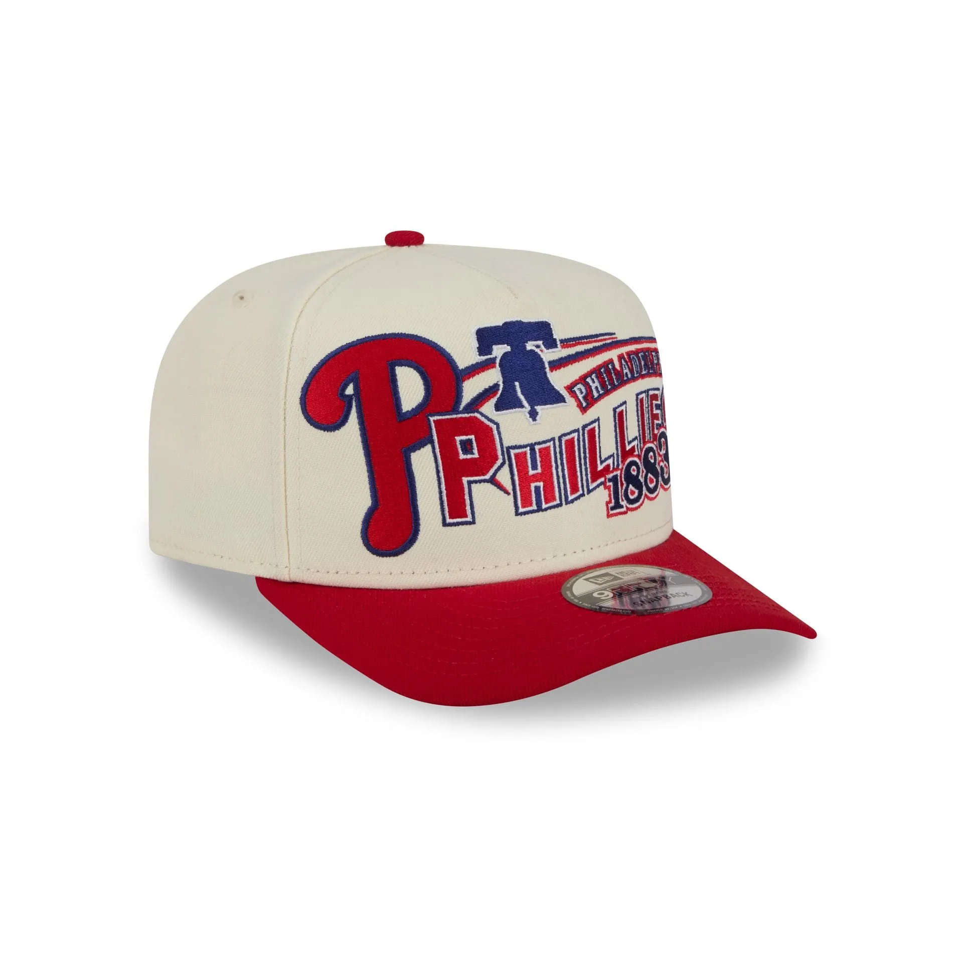 Philadelphia Phillies Chrome White Classic 9FIFTY A-Frame Snapback Hat sold by New Era product image thumbnail 3