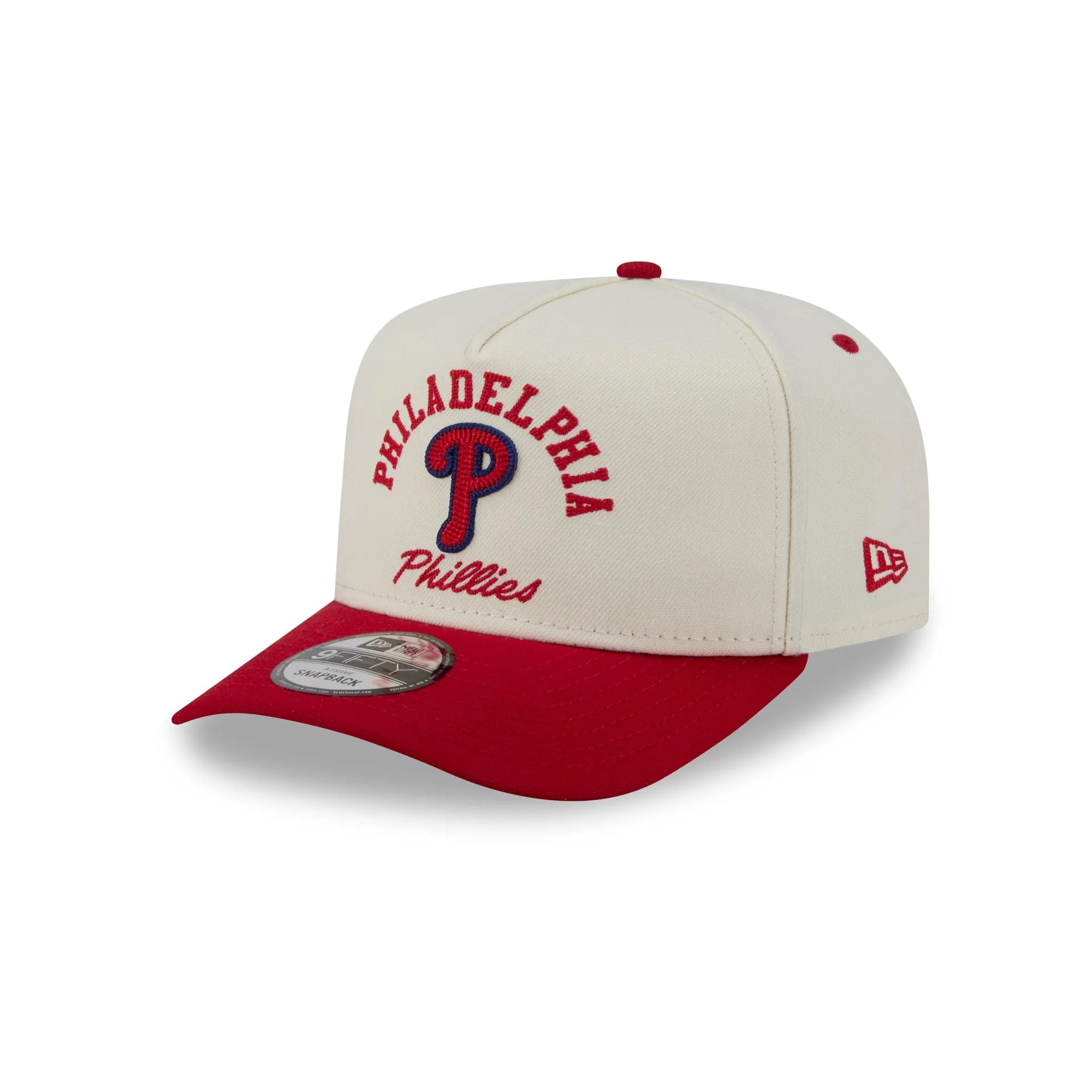 Philadelphia Phillies Arched Chrome White 9FIFTY A-Frame Snapback Hat sold by New Era product image thumbnail 3