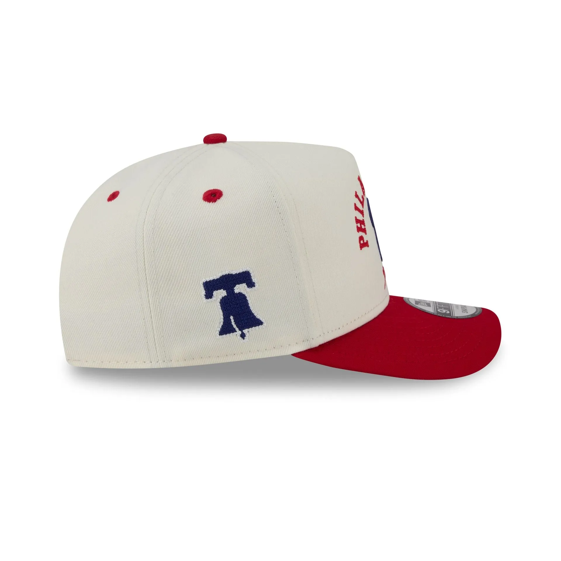 Philadelphia Phillies Arched Chrome White 9FIFTY A-Frame Snapback Hat sold by New Era product image thumbnail 4