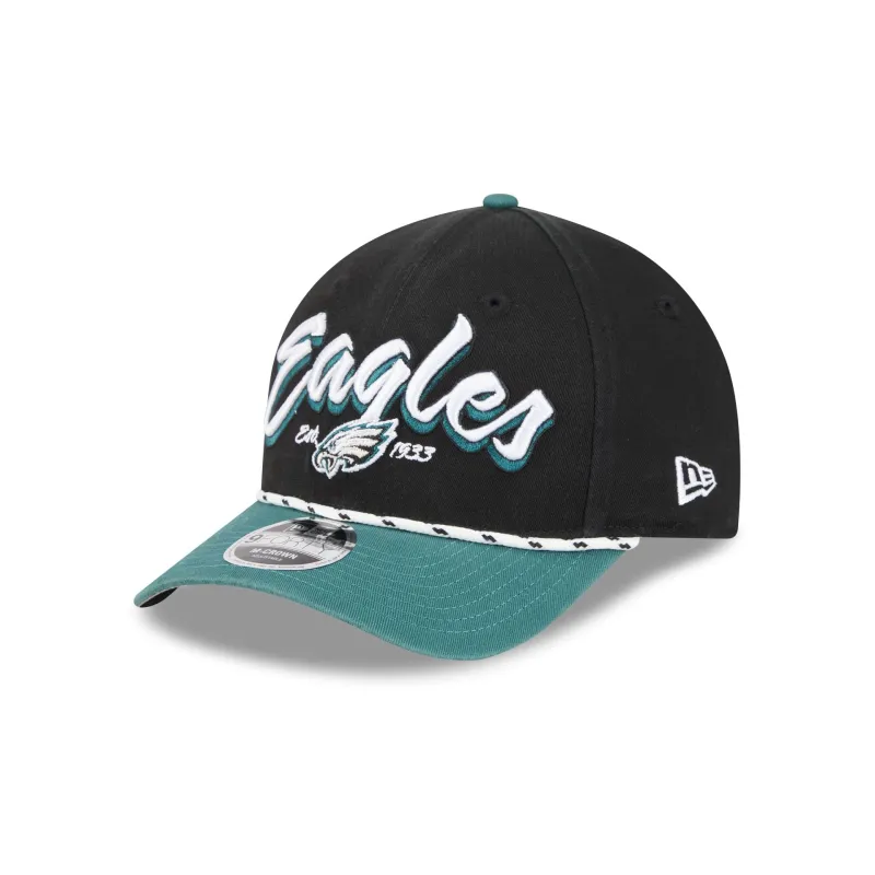 Philadelphia Eagles Team Loyal 9FORTY M-Crown Snapback Hat made by New Era