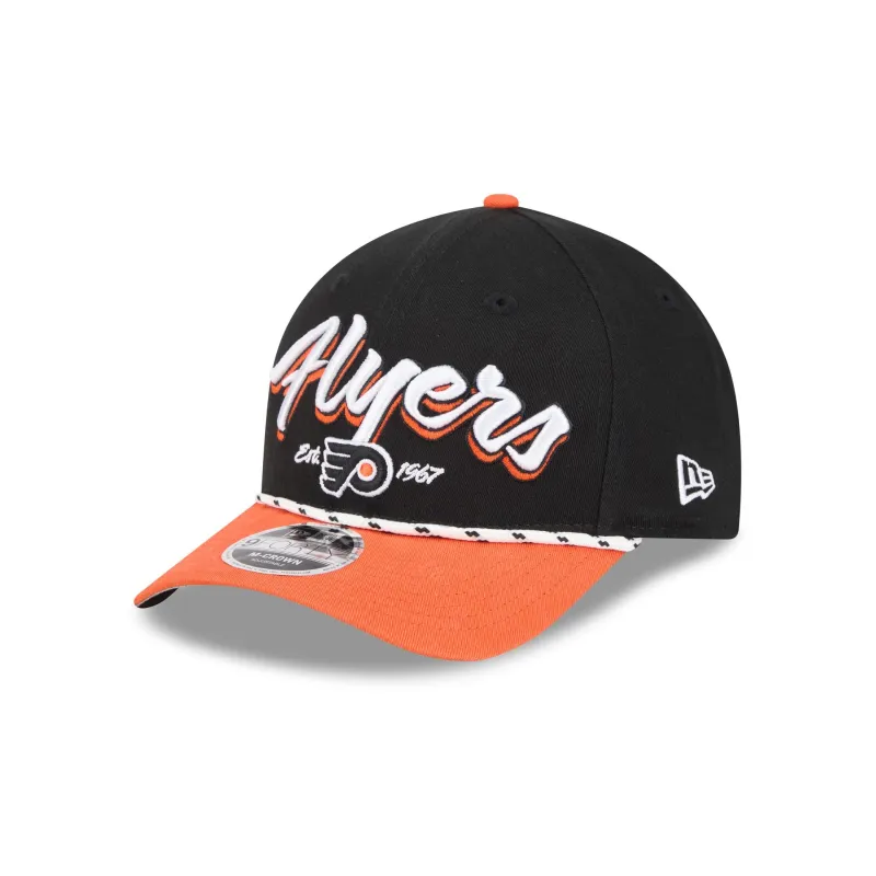 Philadelphia Flyers Team Loyal 9FORTY M-Crown Snapback Hat made by New Era