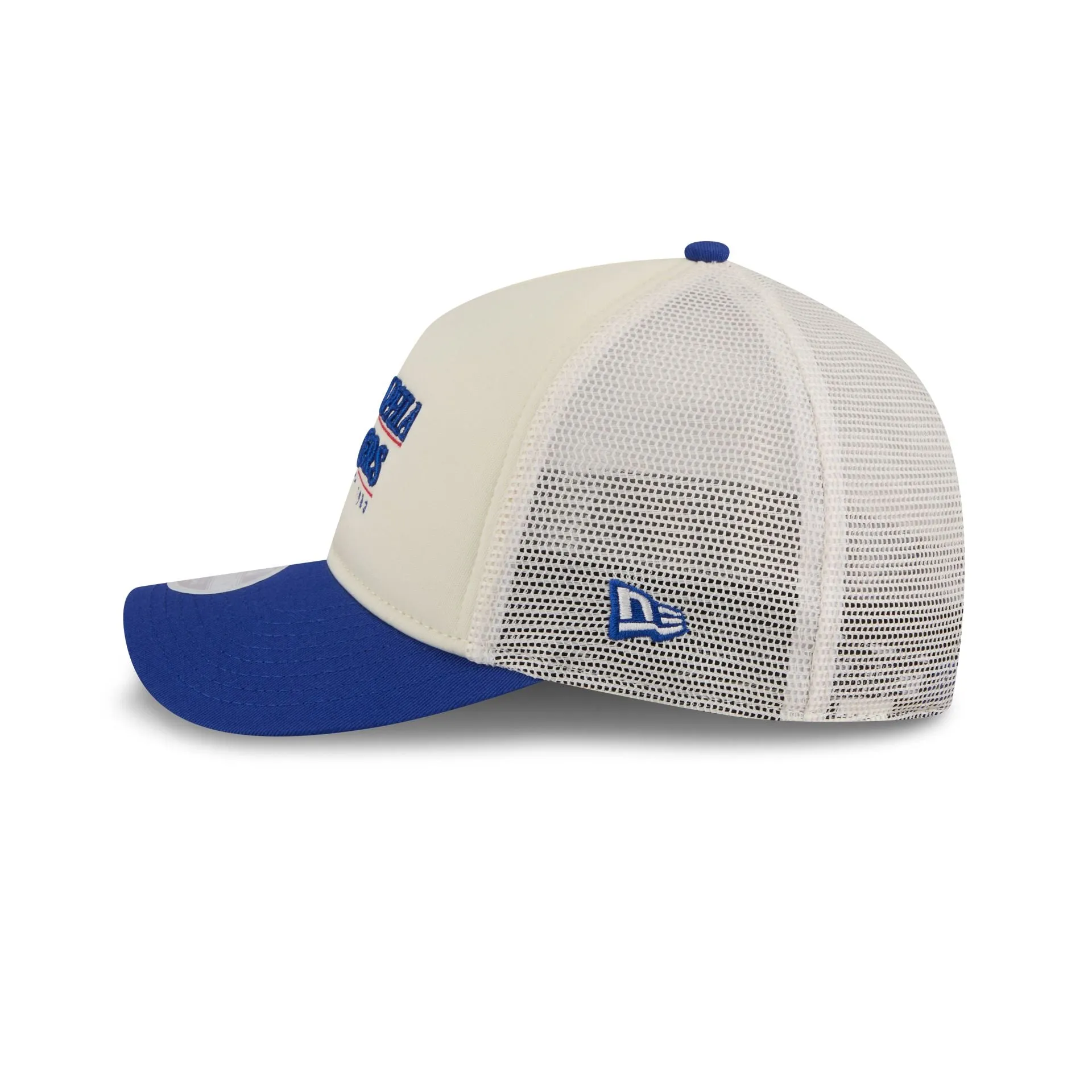 Philadelphia 76ers Retro Chrome Women's White 9FORTY M-Crown A-Frame Trucker Hat sold by New Era product image thumbnail 4