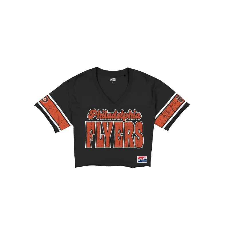 Philadelphia Flyers Throwback Women's Cropped T-Shirt made by New Era