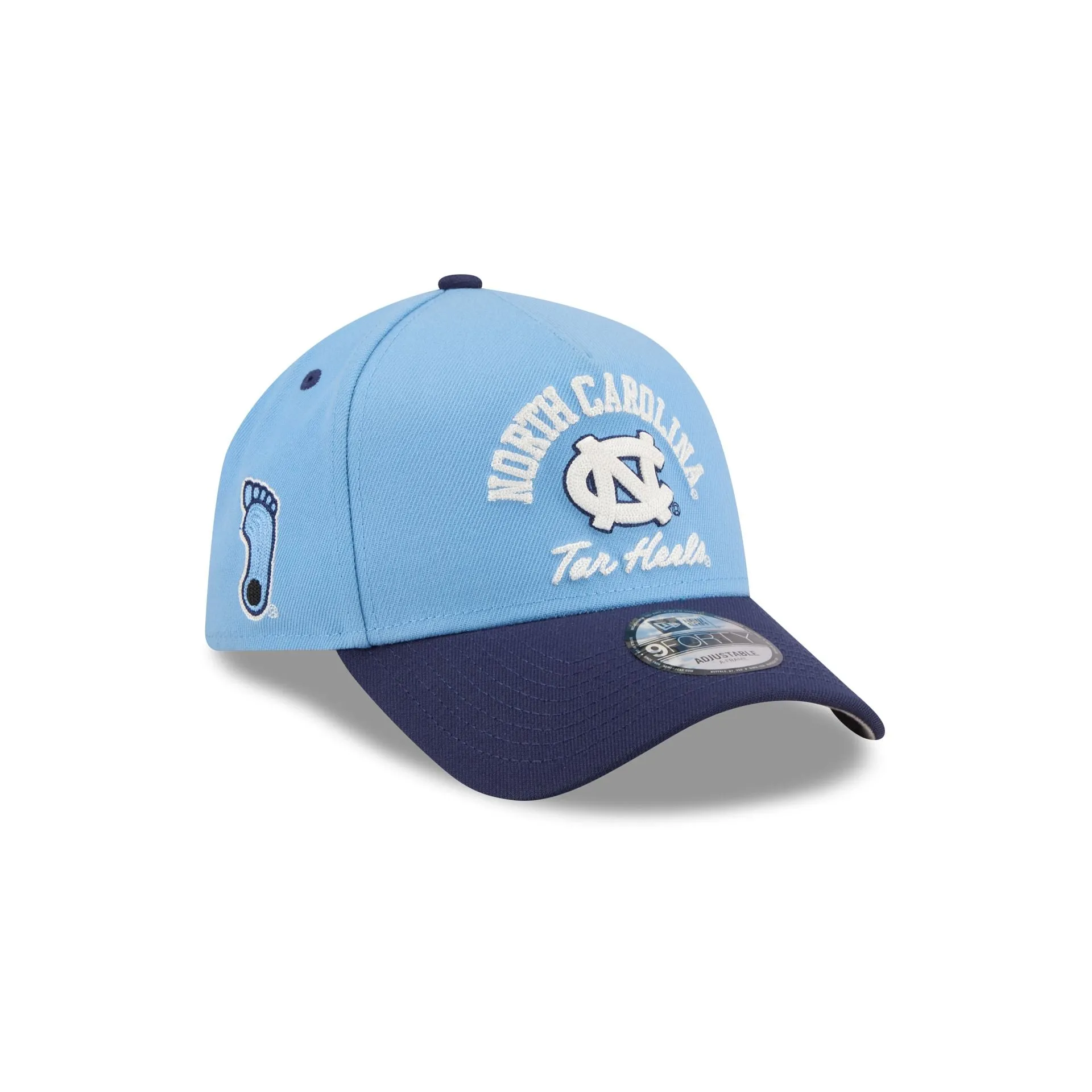 North Carolina Tar Heels Arched 9FORTY A-Frame Snapback Hat sold by New Era