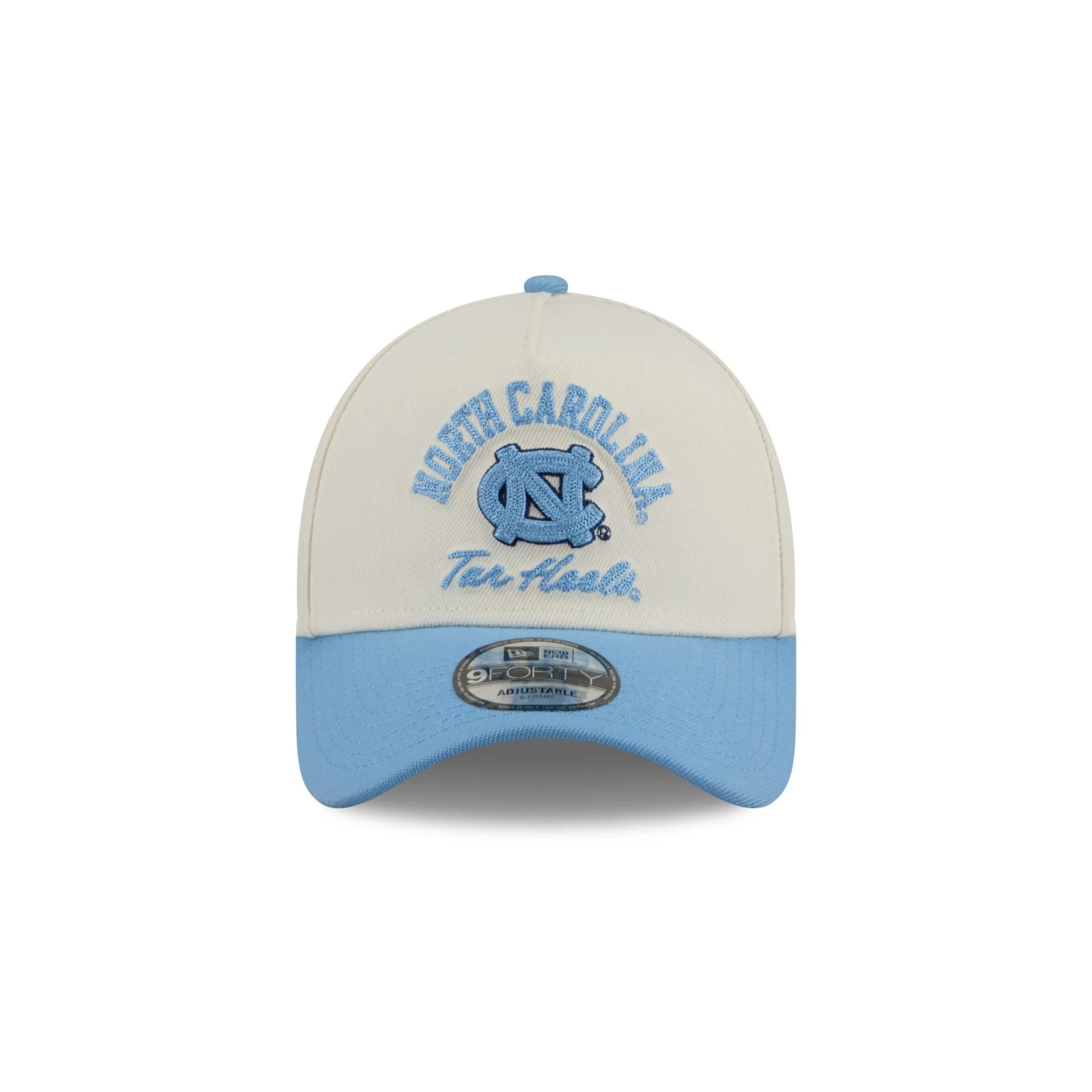 North Carolina Tar Heels Chrome White Arched 9FORTY A-Frame Snapback Hat sold by New Era product image thumbnail 2