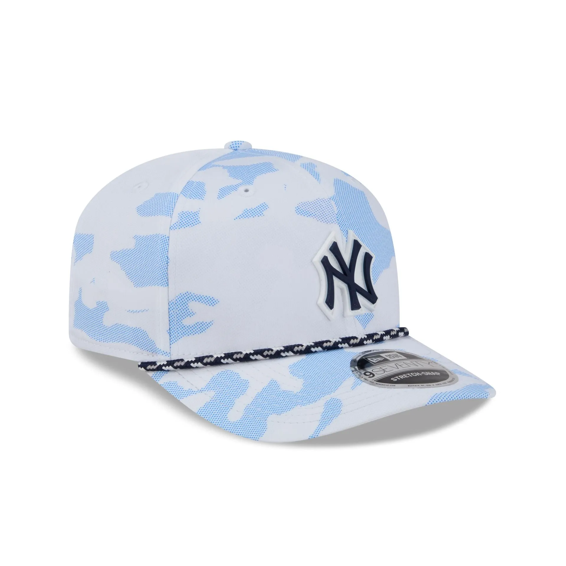 New York Yankees White Camo Performance Rope 9SEVENTY Stretch-Snap Hat sold by New Era product image thumbnail 3