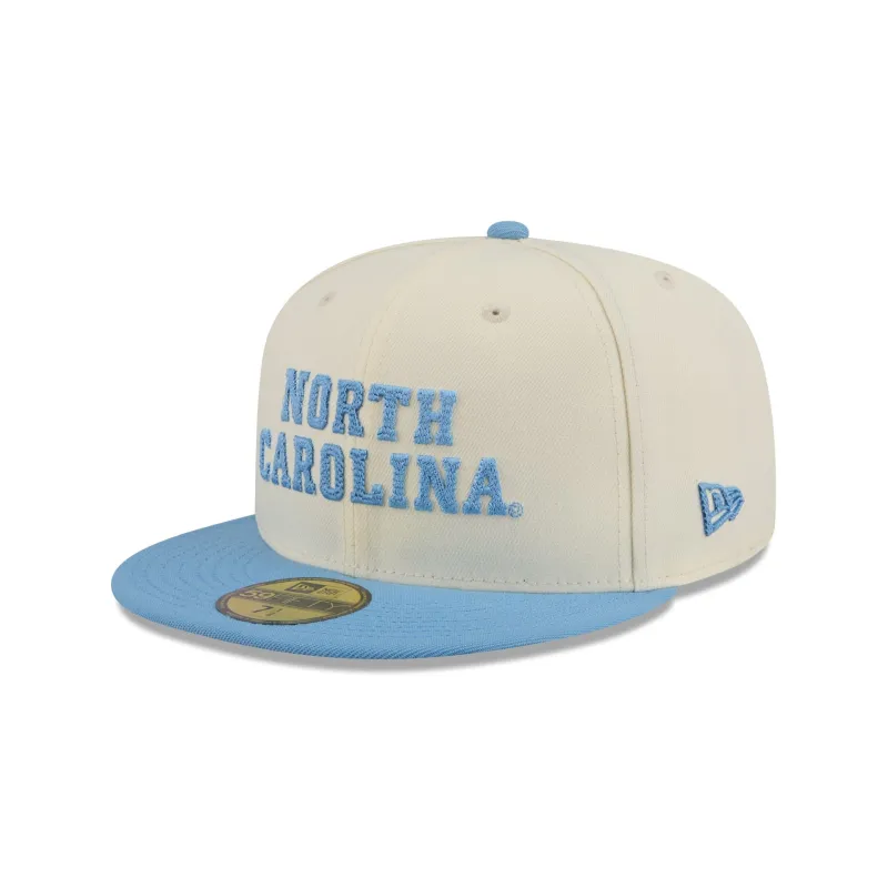 North Carolina Tar Heels Two Tone Stitch 59FIFTY Fitted Hat sold by New Era