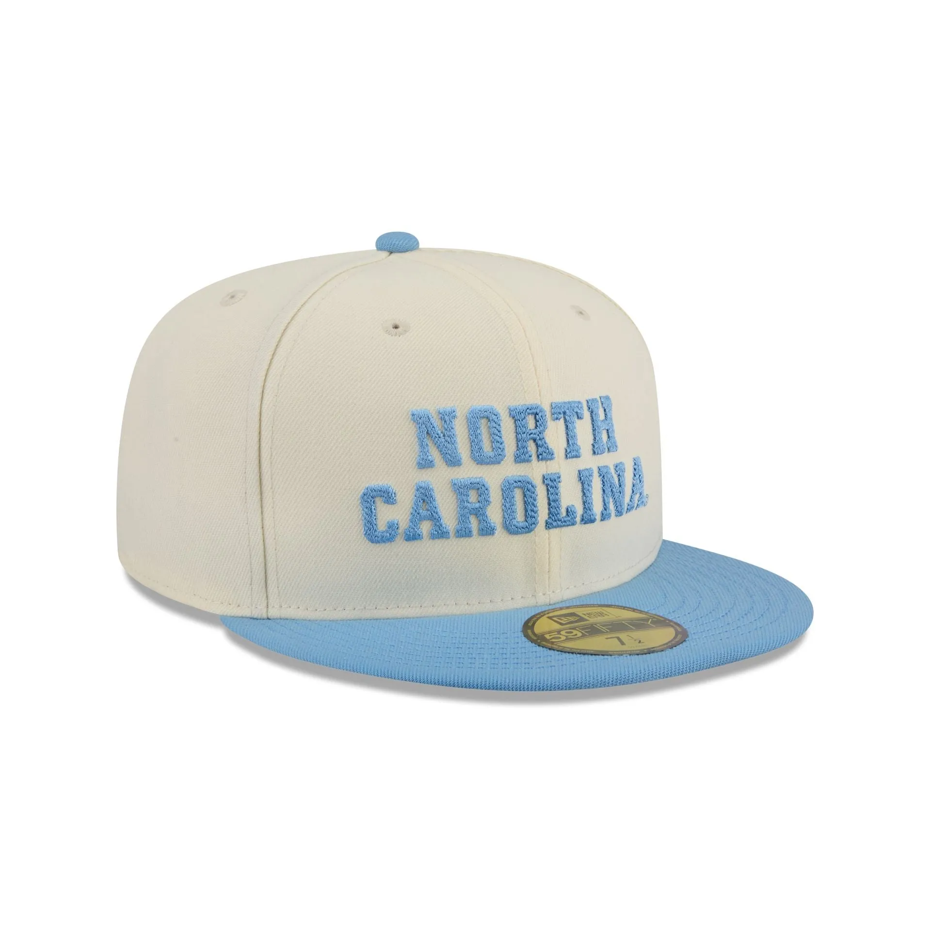 North Carolina Tar Heels Two Tone Stitch 59FIFTY Fitted Hat sold by New Era product image thumbnail 3