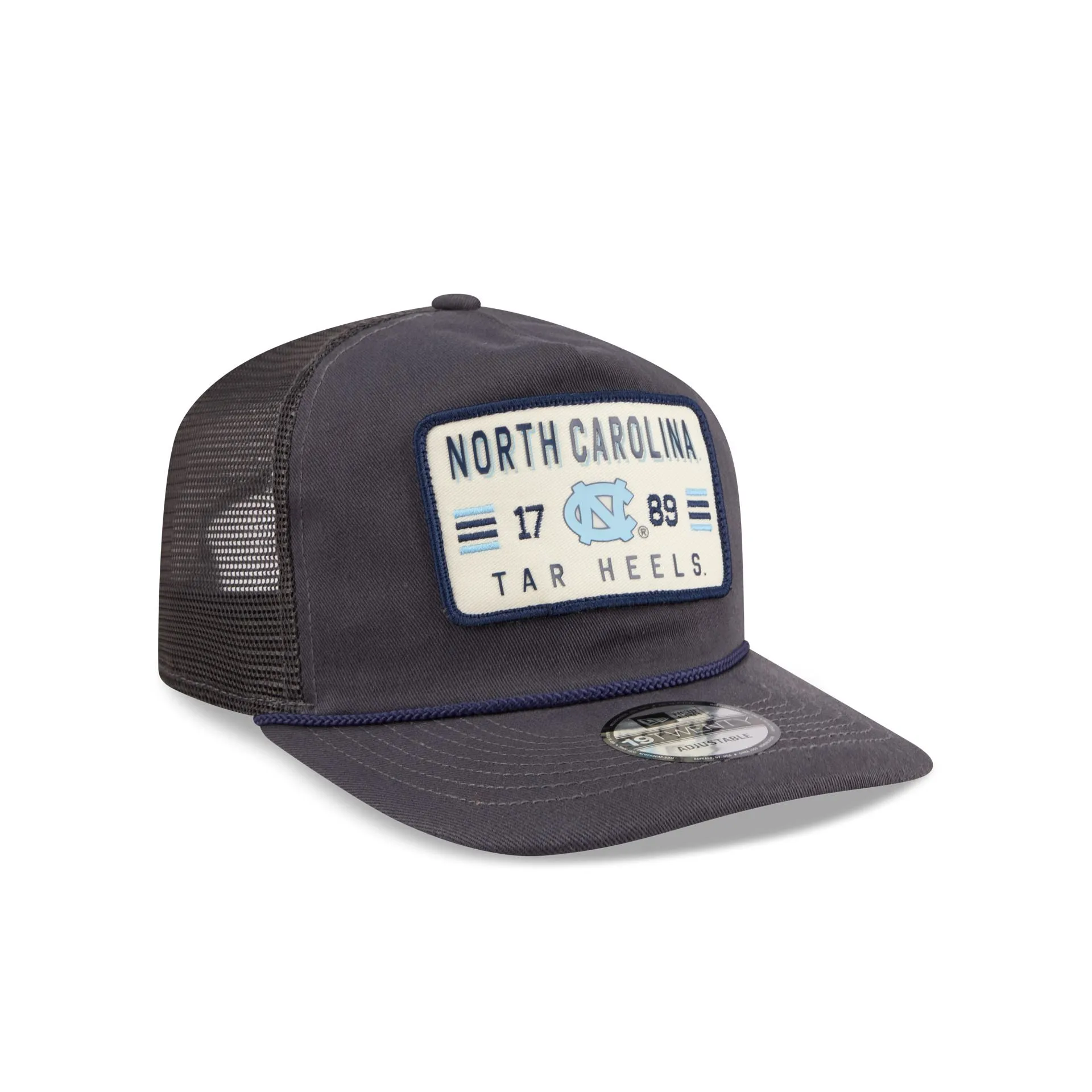 North Carolina Tar Heels Washed Graphite 19TWENTY Trucker Hat sold by New Era product image thumbnail 3