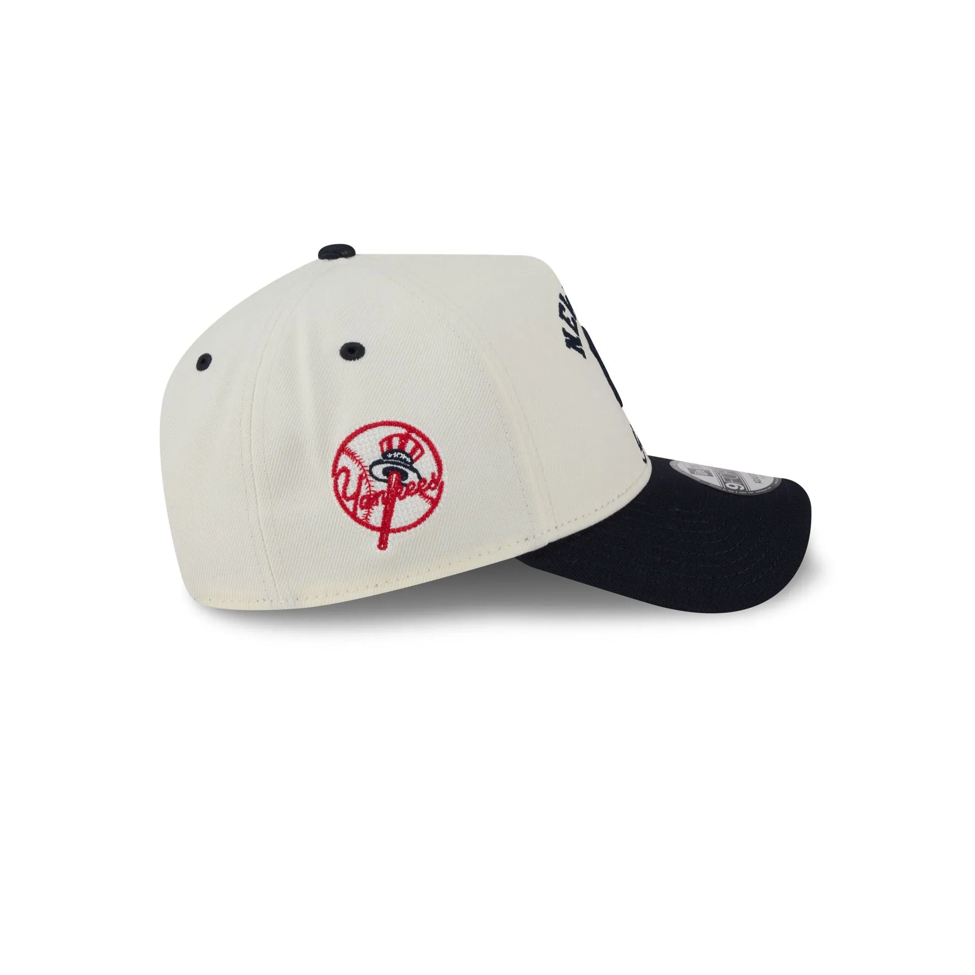 New York Yankees Chrome White Arched 9FORTY A-Frame Snapback Hat sold by New Era product image thumbnail 4