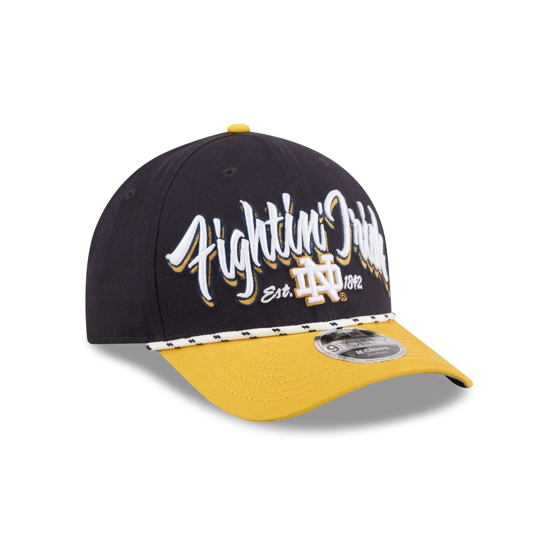 Notre Dame Fighting Irish Team Loyal 9FORTY M-Crown Snapback Hat sold by New Era product image thumbnail 3