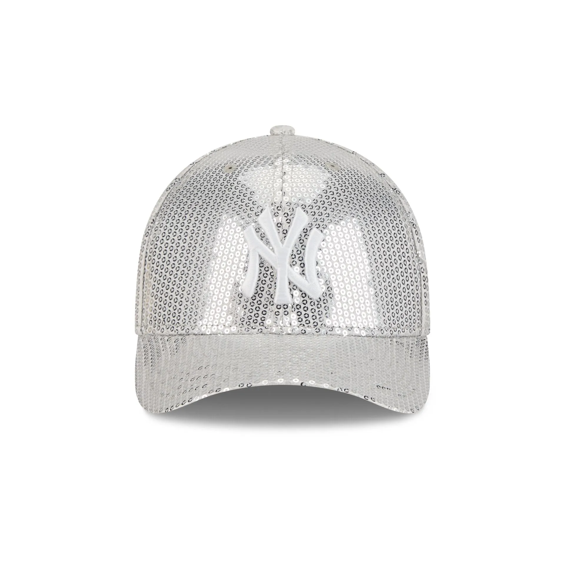New York Yankees Sequin Gray Women's 9FORTY M-Crown Snapback Hat sold by New Era product image thumbnail 2