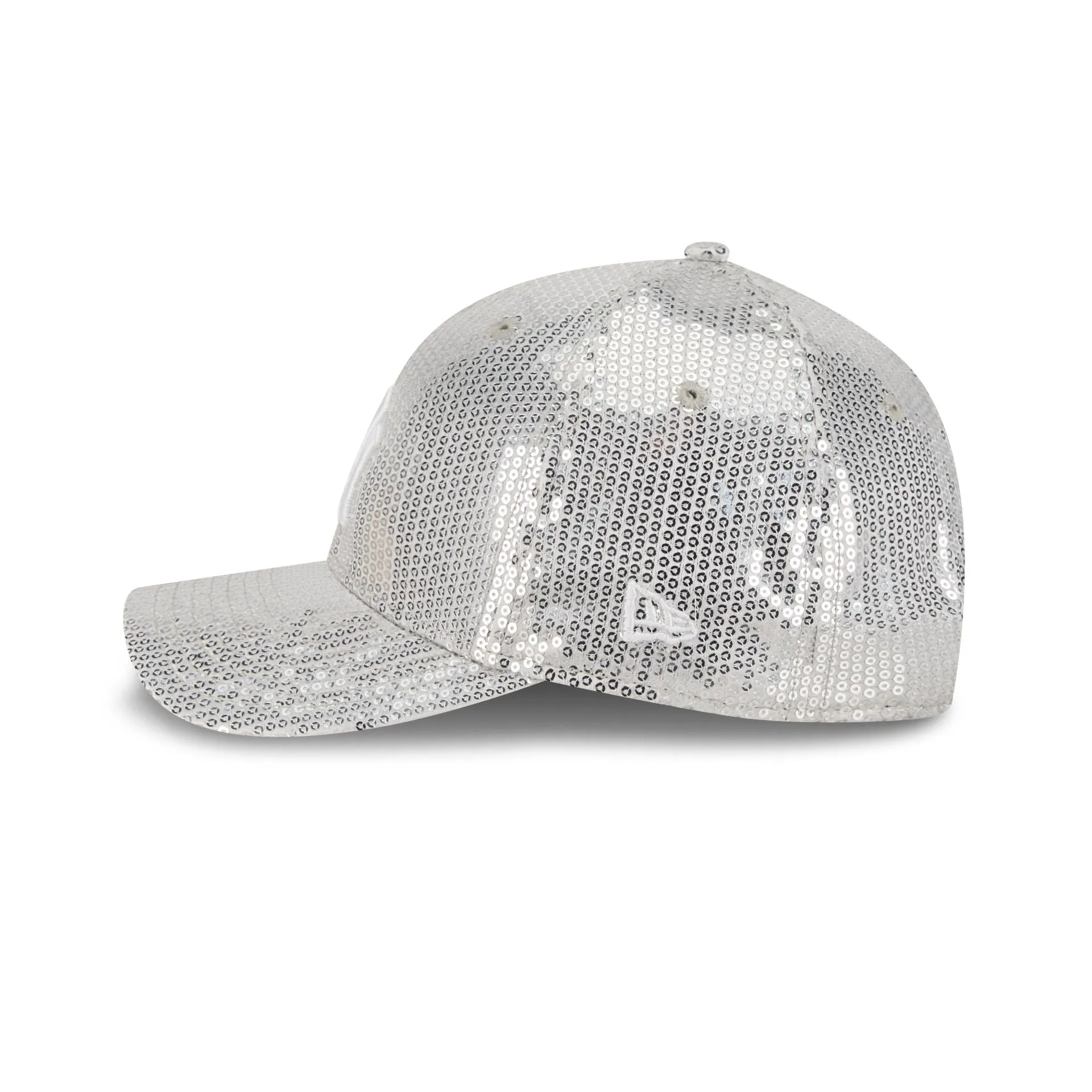 New York Yankees Sequin Gray Women's 9FORTY M-Crown Snapback Hat sold by New Era product image thumbnail 4
