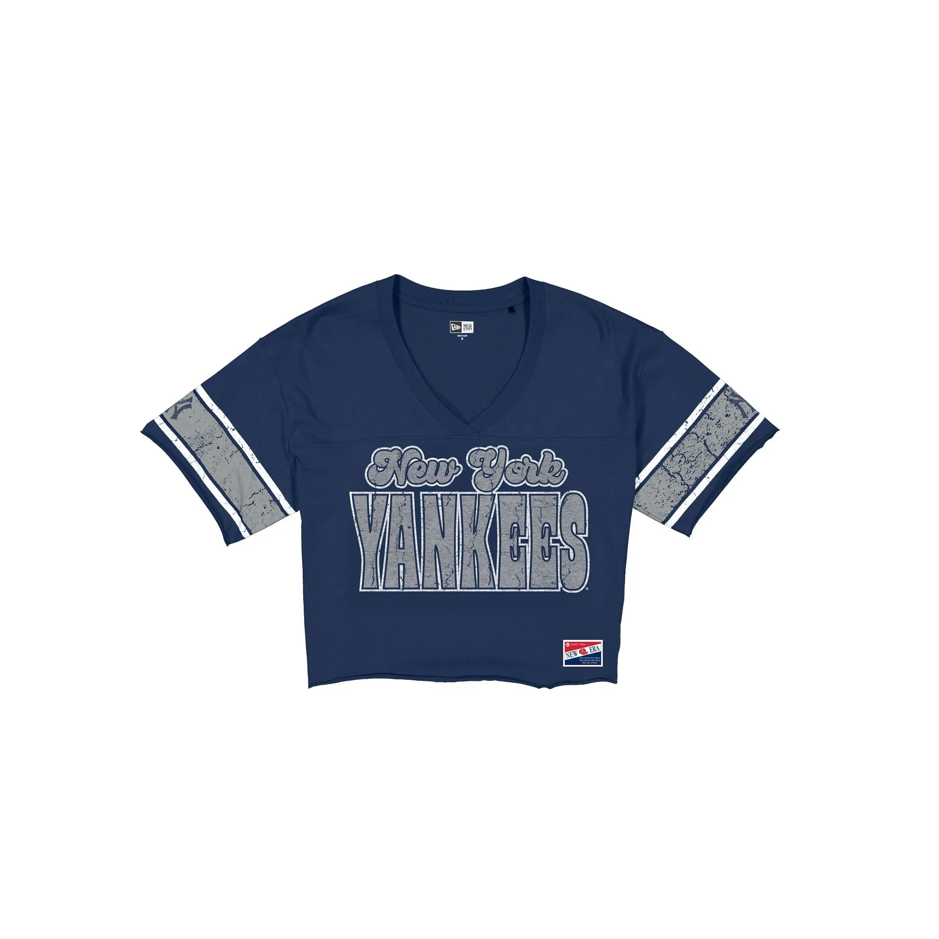 New York Yankees Throwback Women's Cropped T-Shirt sold by New Era