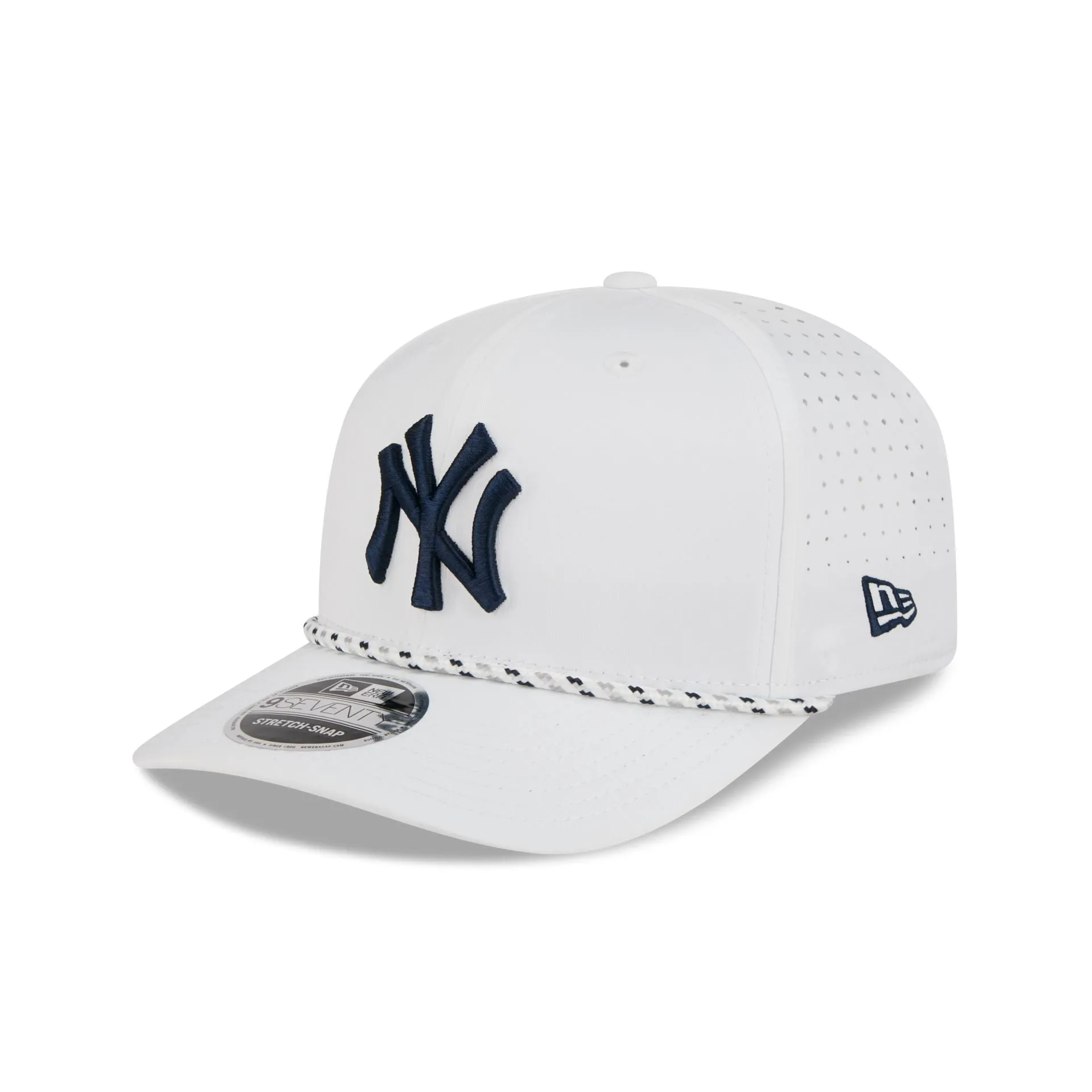 New York Yankees Optic White Performance Rope 9SEVENTY Stretch-Snap Hat sold by New Era