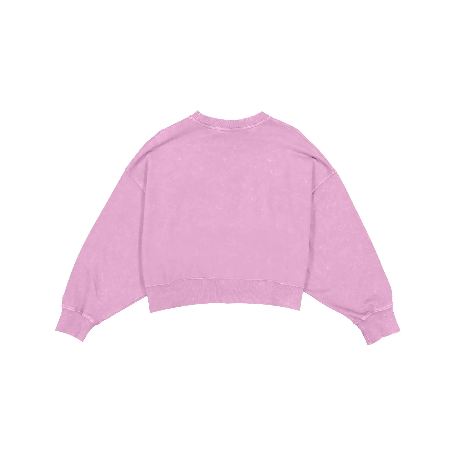 New York Yankees Throwback Women's Boxy Pink Crewneck sold by New Era product image thumbnail 2